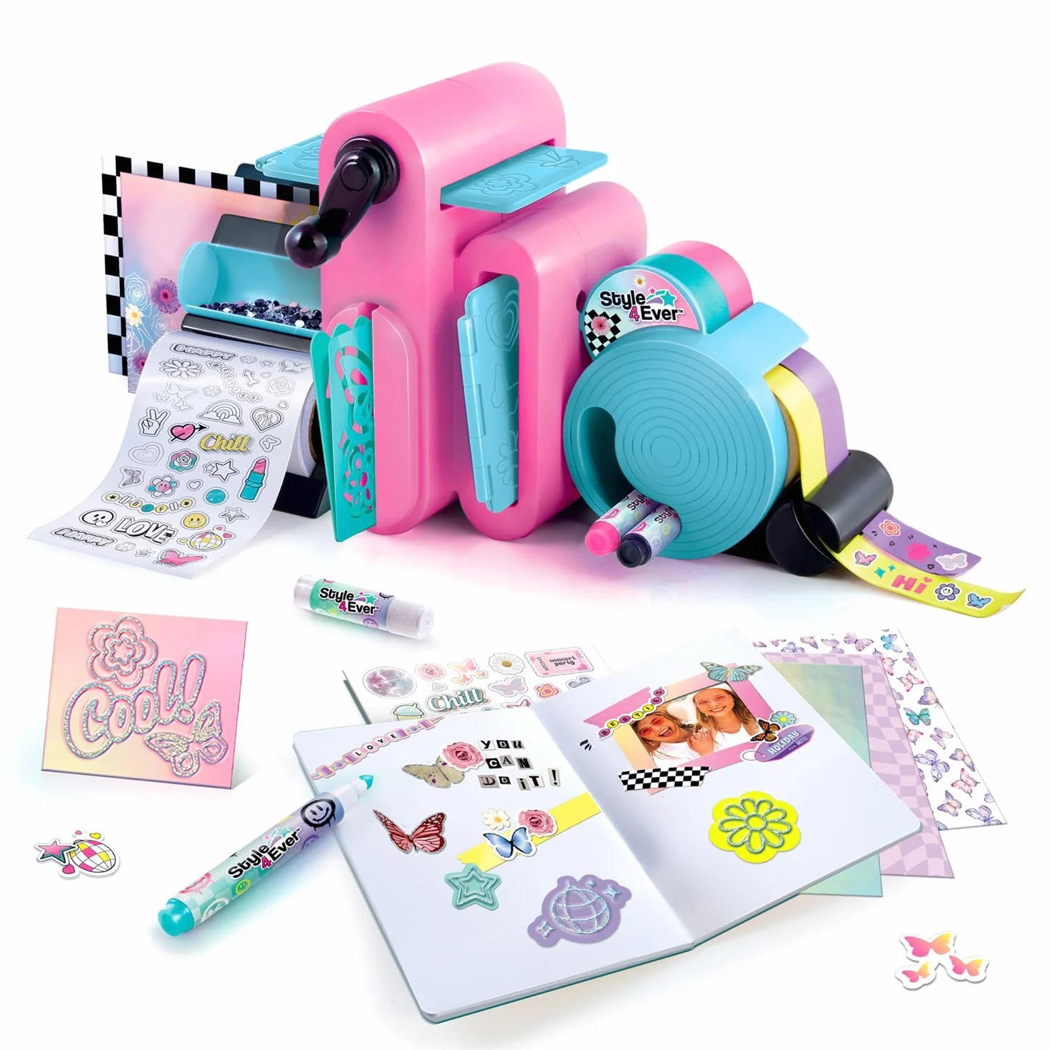 Canal Toys Style 4 Ever Le Studio de Scrapbooking 3 en 1 pour Enfants de 6 Ans+ Activité Manuelle Loisir Créatif