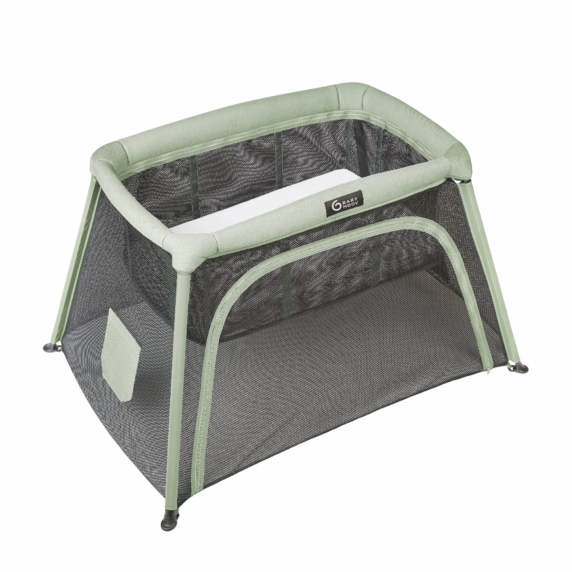 Babymoov Lit parapluie 3-en-1 Moov and Comfy Berceau grand Lit d'appoint Aire de jeux dès la Naissance jusqu'à 4 ans