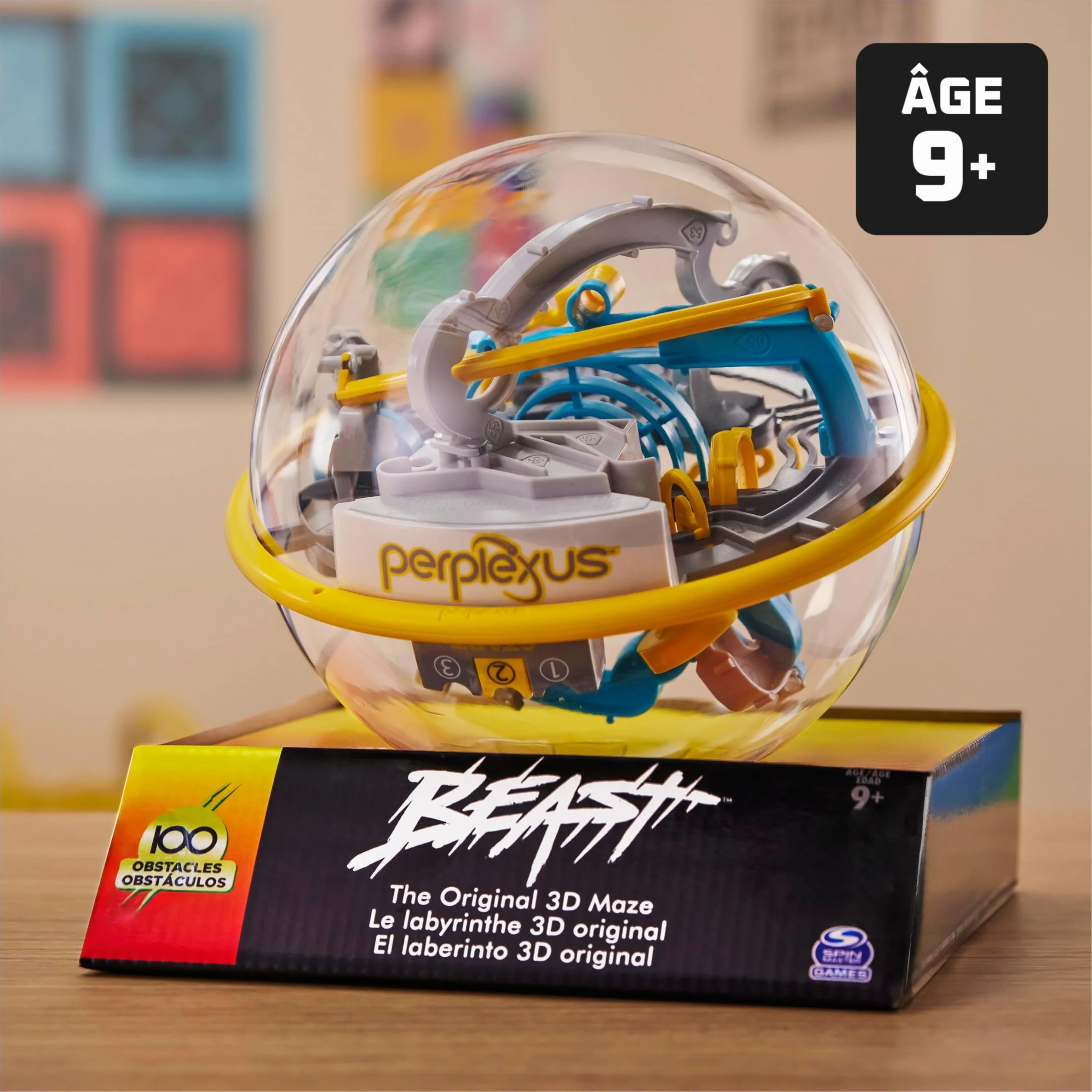 PERPLEXUS BEAST Labyrinthe Parcours 3D Original 100 Défis Jeu d'Action et de Réflexe Casse-tête Enfant 9 Ans et +