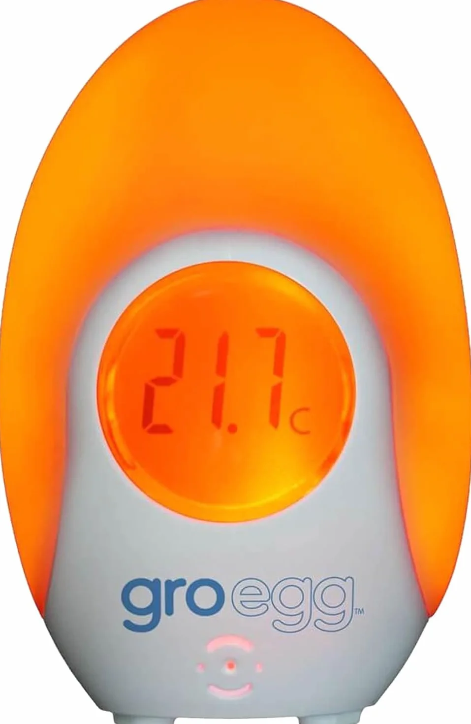 Tommee Tippee Groegg Thermomètre numérique à couleur changeante pour chambre d'enfant et veilleuse, USB, affichage numérique de la température, 1 pièce