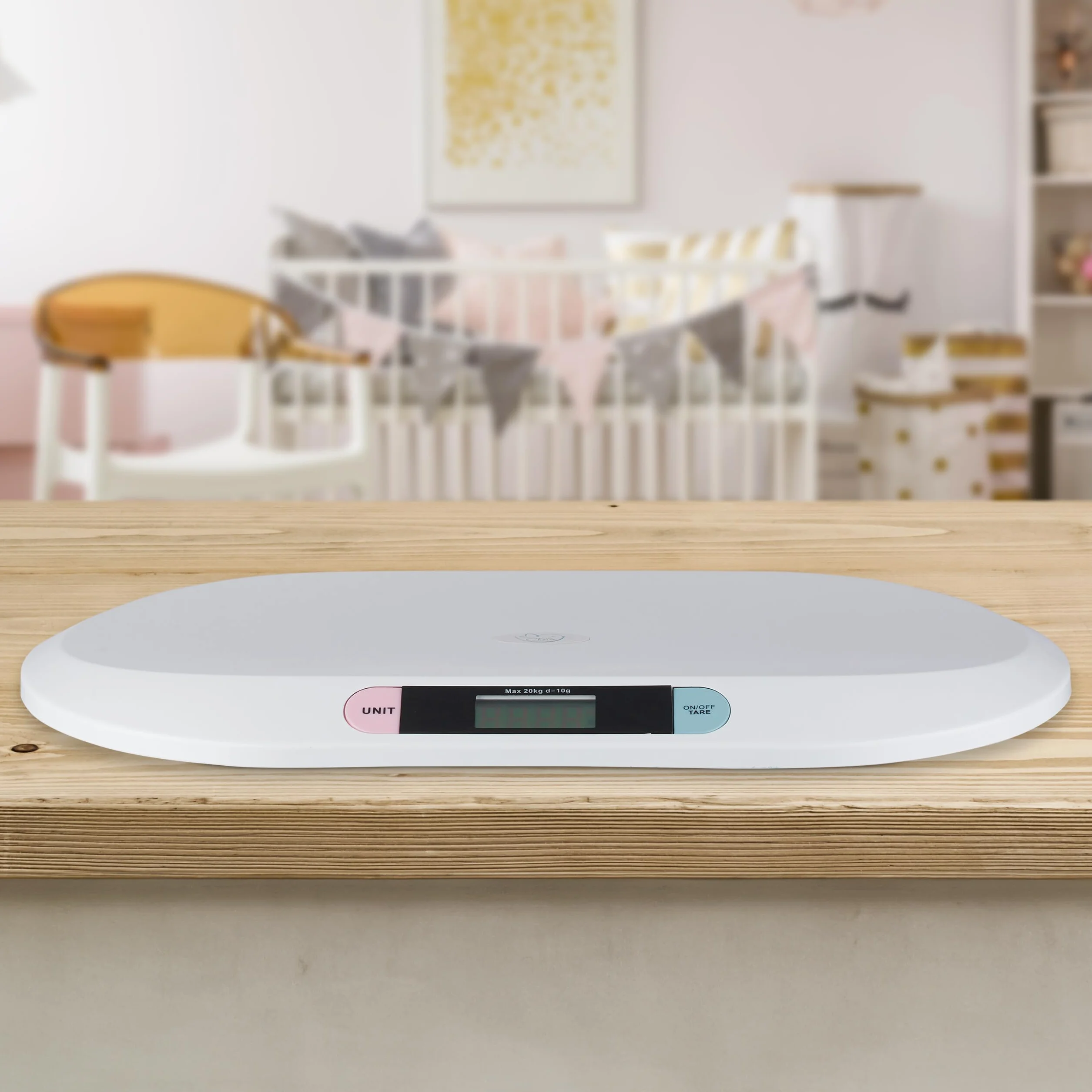 Pèse bébé numérique balance électronique 20 kg blanc