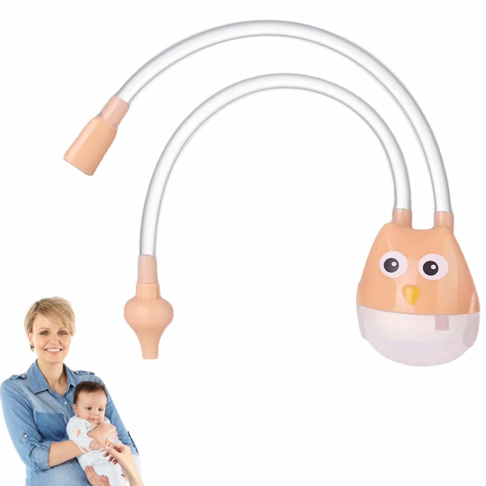 Aspiration Nasale pour Nourrissons et Tout-Petits - Mouche-Bébé Manuel Soulagement Congestion