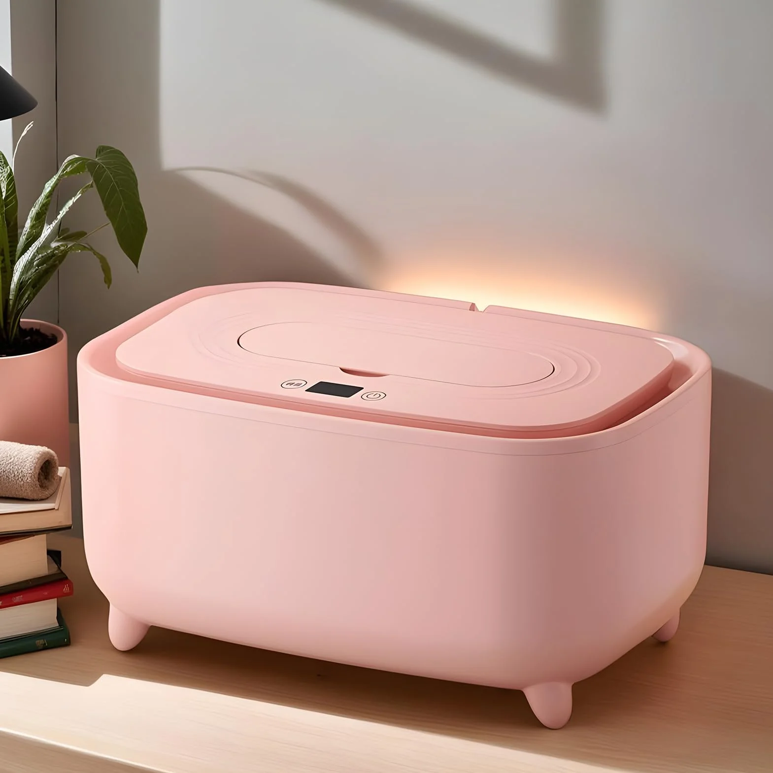 Chauffe-Lingettes Bébé Rechargeable USB pour Couches - Boîte Isolante Chauffage Uniforme