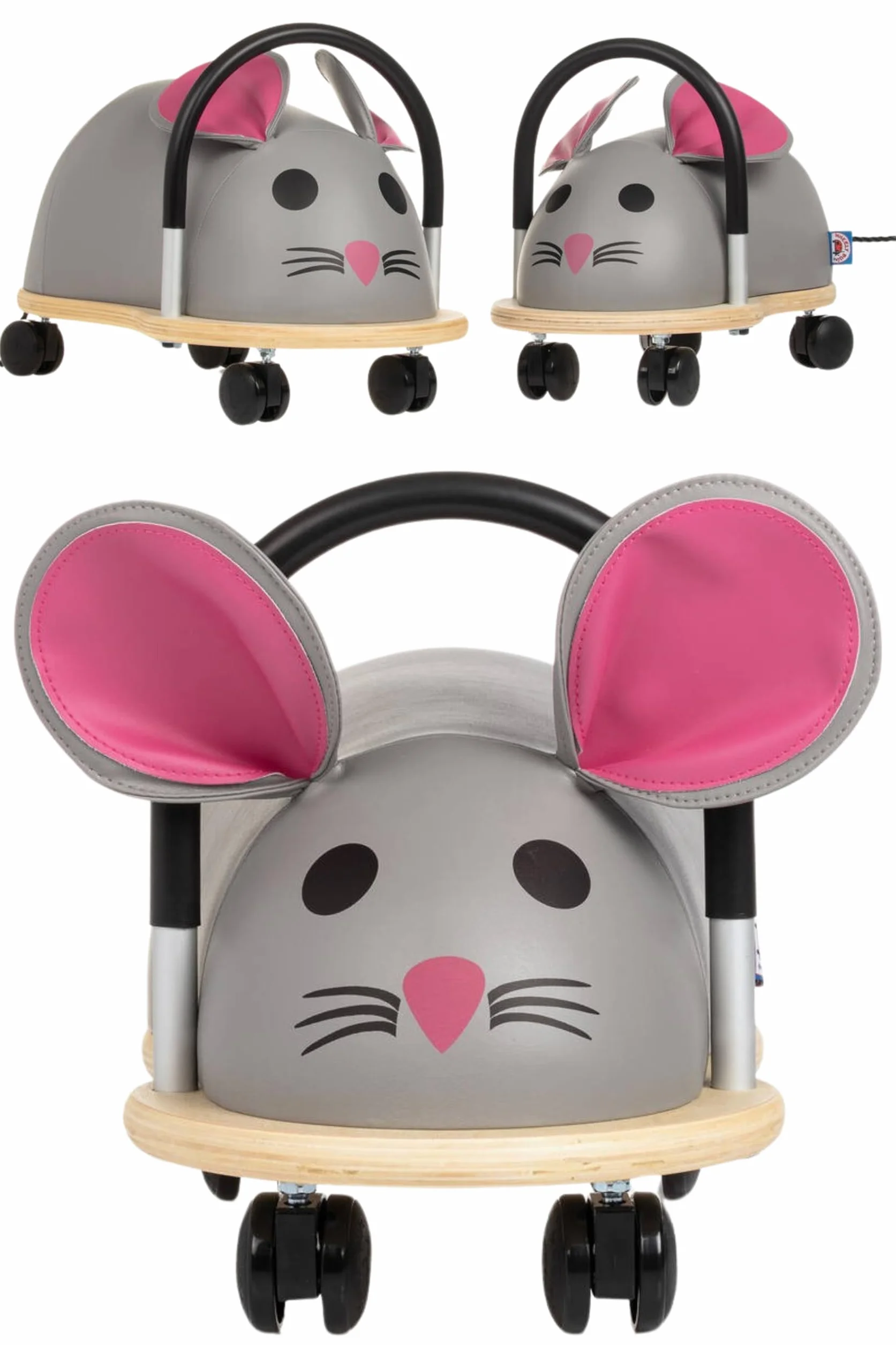 Wheely Bug Trotteur Souris multi-directionnel bois 1-3 ans