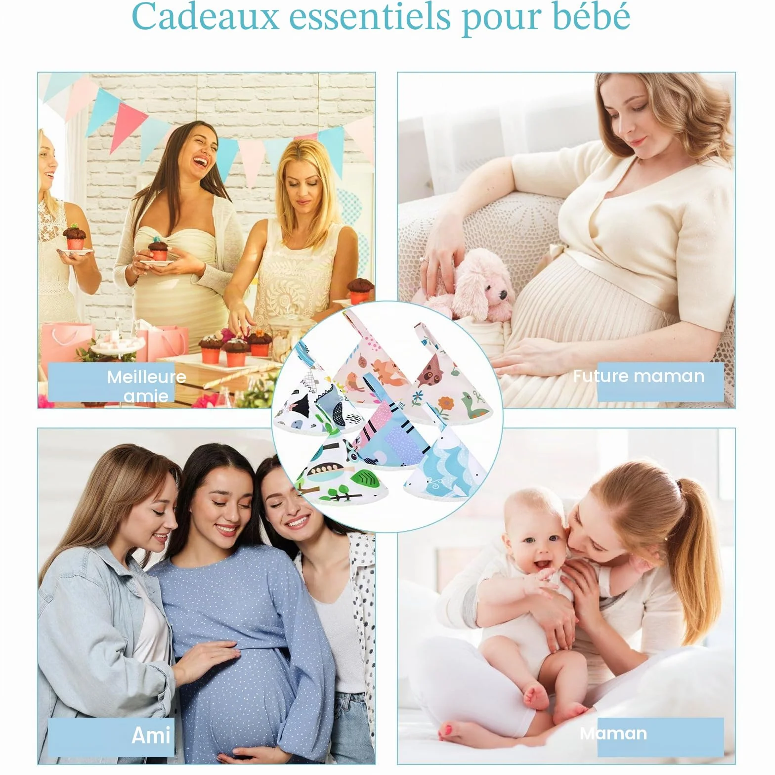 Pee Teepee Lot de 12 housses de couches pour bébé - Accessoires à forte absorption d'eau