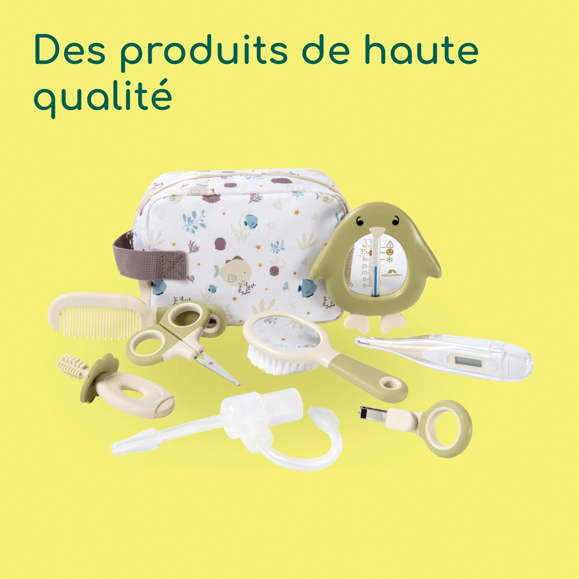 Bebeconfort Essential Care Trousse de toilette bébé kit de soins Under the Sea