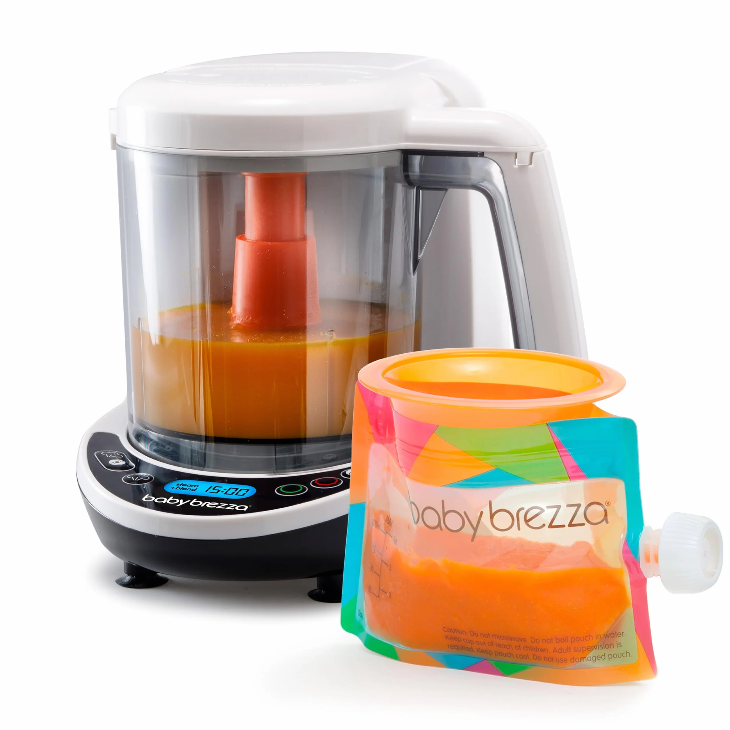 Baby brezza Food Maker Deluxe Robot cuisine multifonction bébé chauffe vapeur mixe aliments