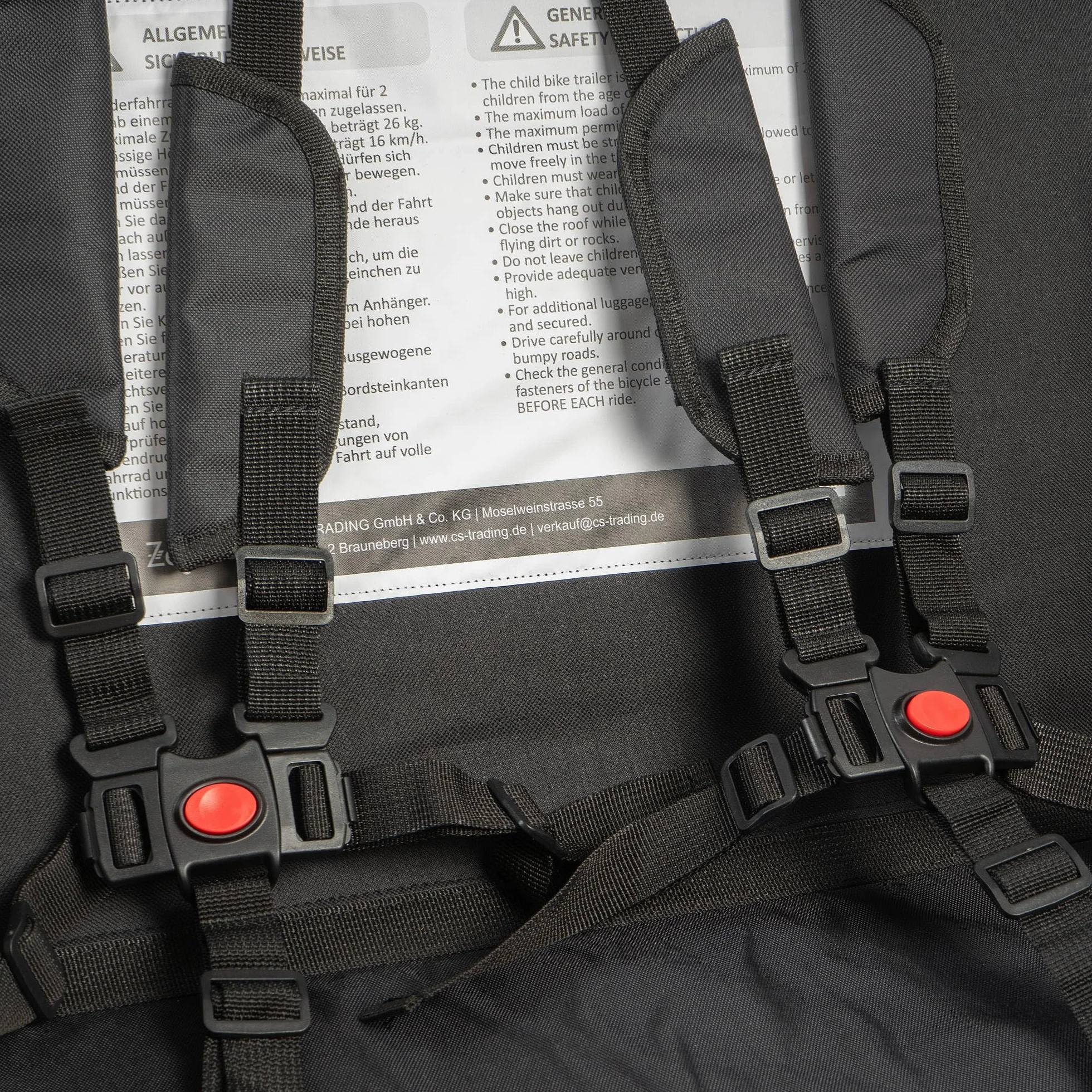 Zelsius Remorque de vélo 2 en 1 pour enfants avec fonction jogging