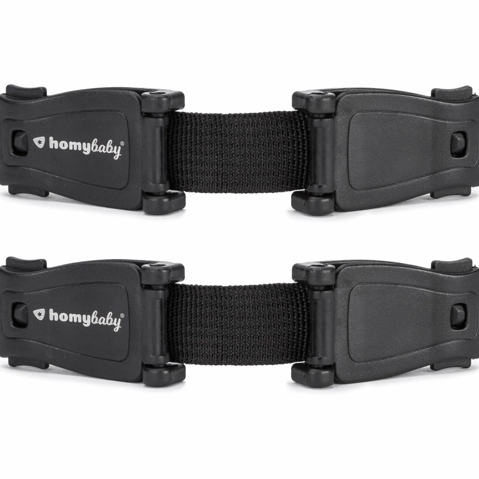 HOMYBABY Chest Clip bébé - Boucle de protection pour siège enfant - Pince harnais enfant - Clip de Poitrine Bébé (STANDARD, X2)