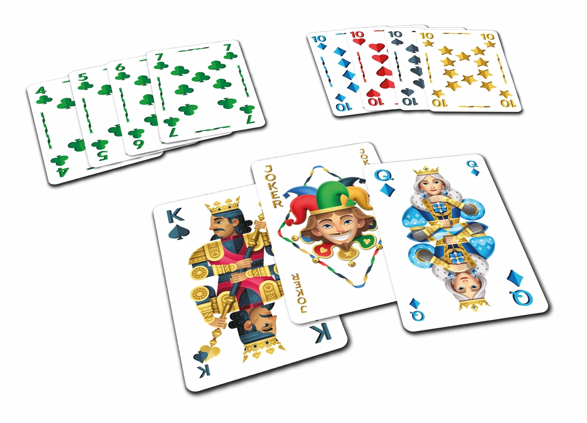GIGAMIC Les Cinq Rois Jeu de société Cartes dès 8 ans 1-7 joueurs 45 min Français
