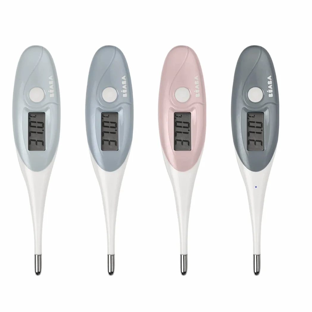 Béaba Thermomètre bébé enfant Prise de température rapide Embout souple Etanche Alarme sonore Thermobip