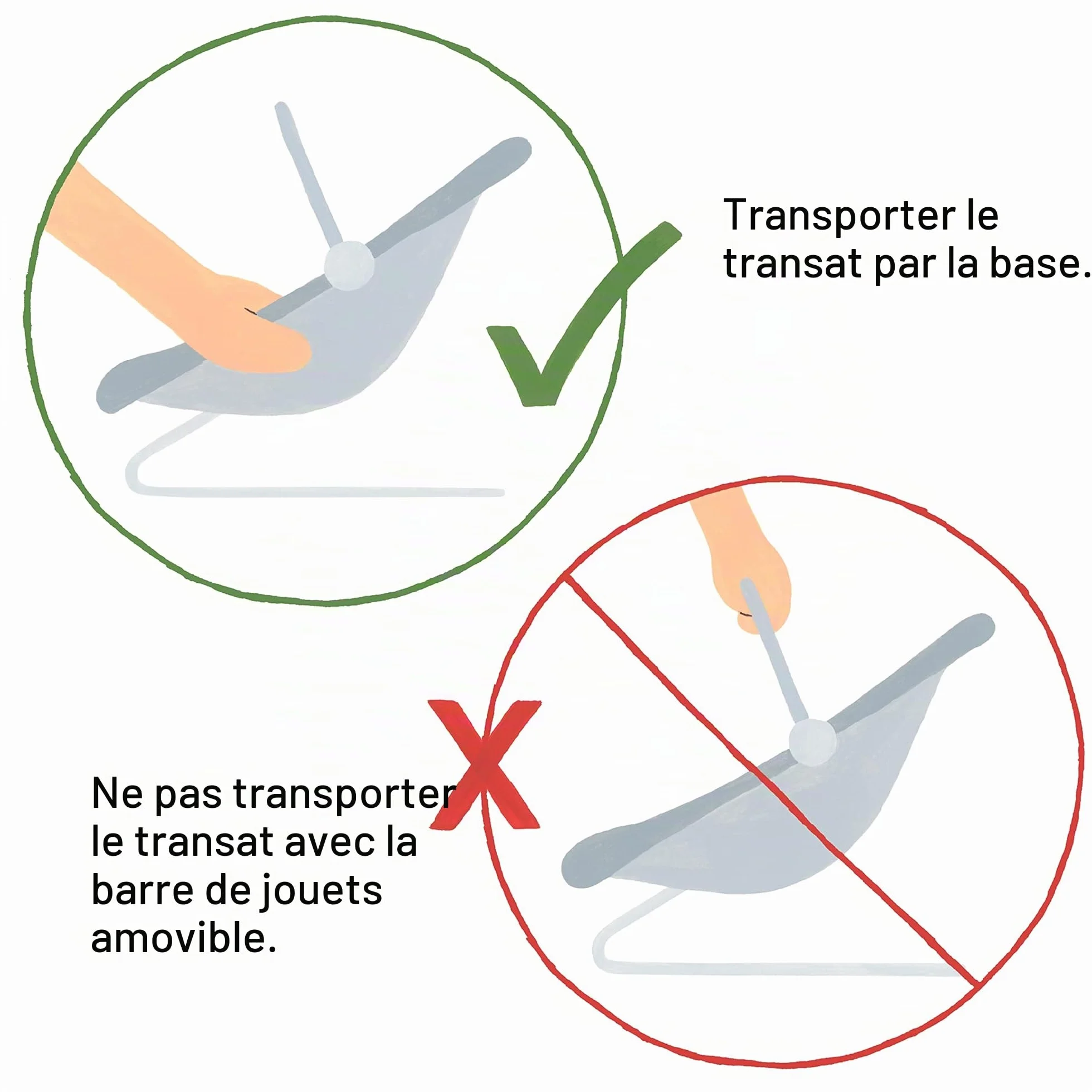 Ingenuity Transat et Siège Sauteur Twinkle Tails 7 Mélodies Vibrations Apaisantes Arche Lumière Jeu Amovible 2 Jouets D’Activités Ultra-Doux Dès Naissance 9 kg