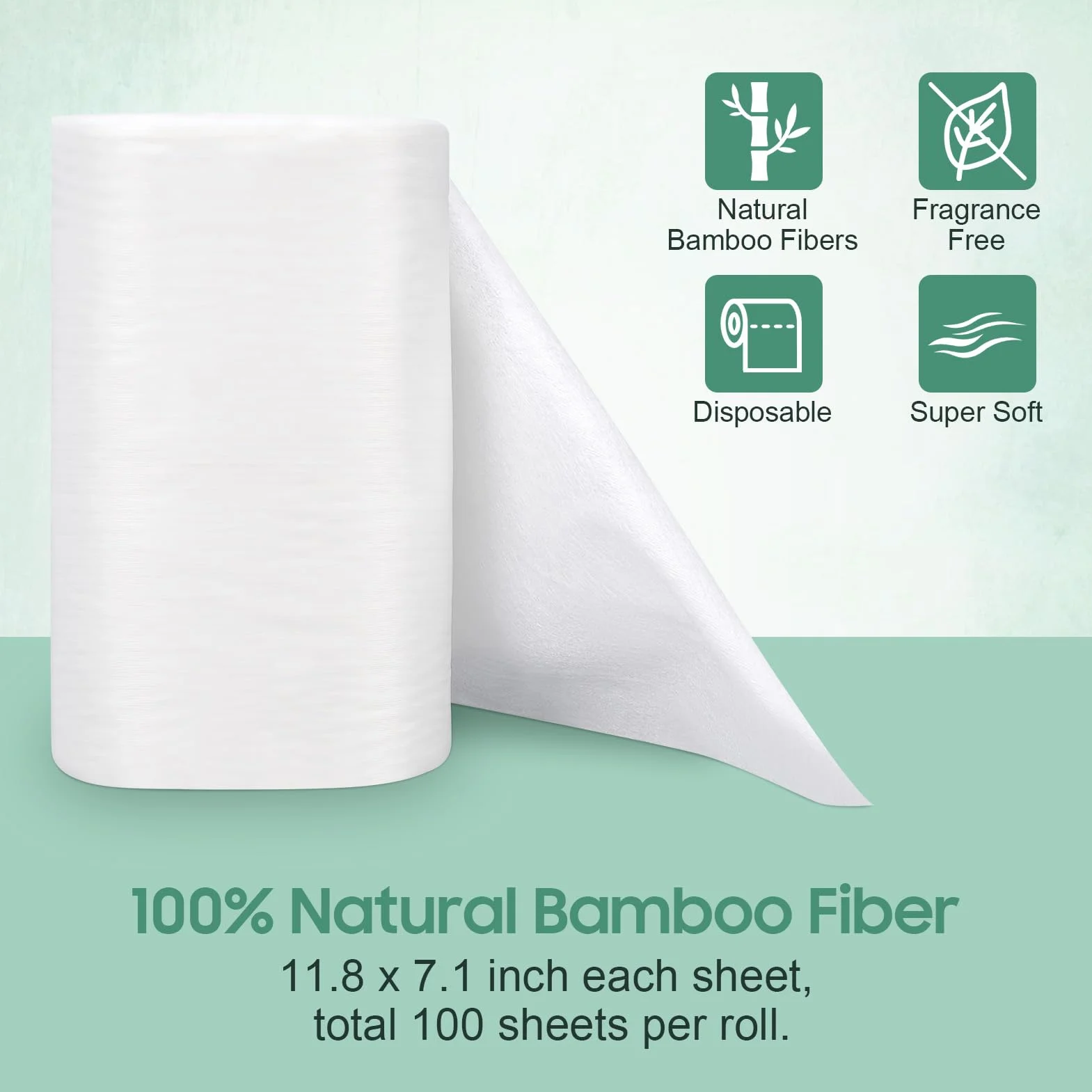 Sonew doublures de couches jetables pour bébé bambou non parfumées biodégradables 100pcs