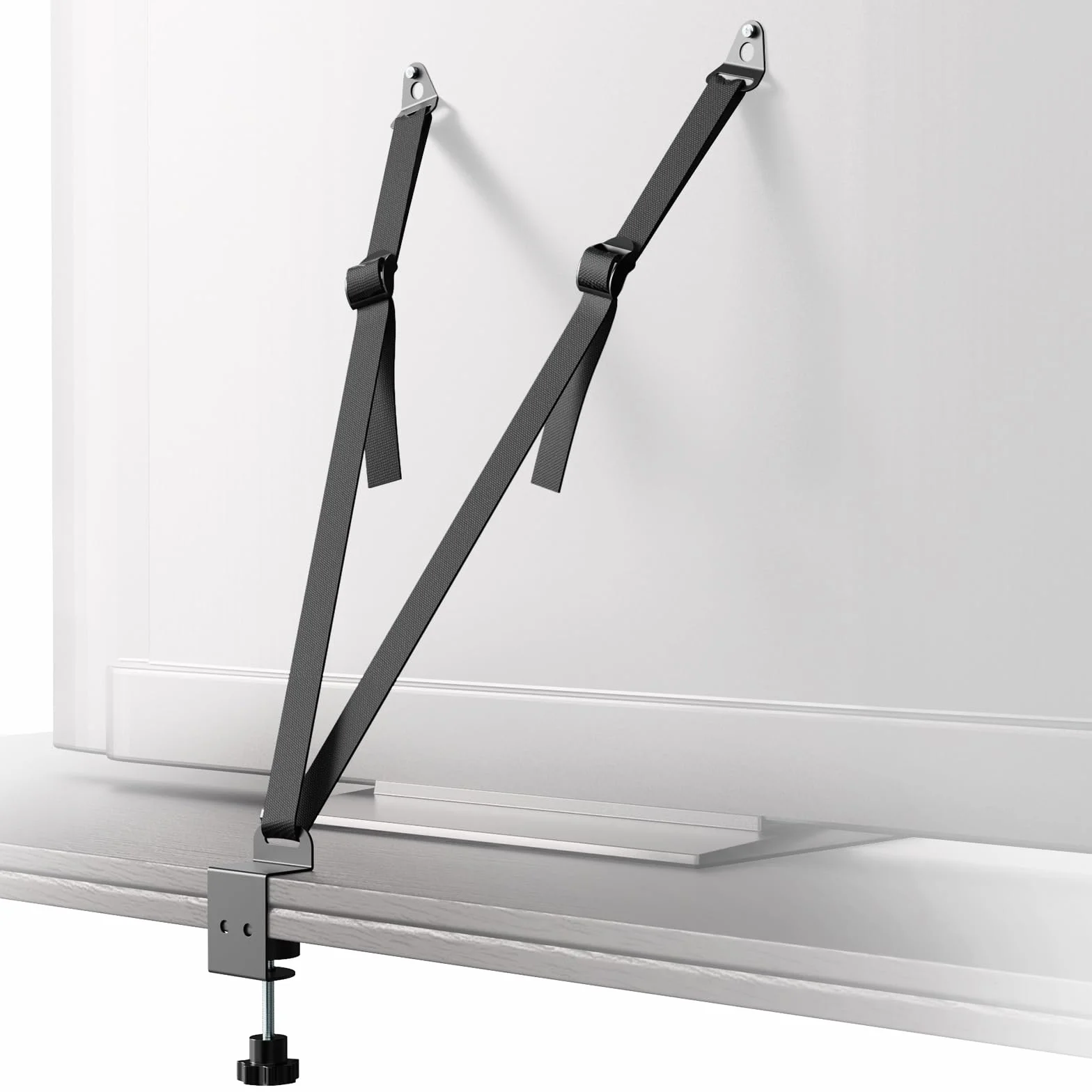 Joythink Sangle de sécurité anti-basculement pour TV et meubles - Réglable - Fixation VESA - Noir
