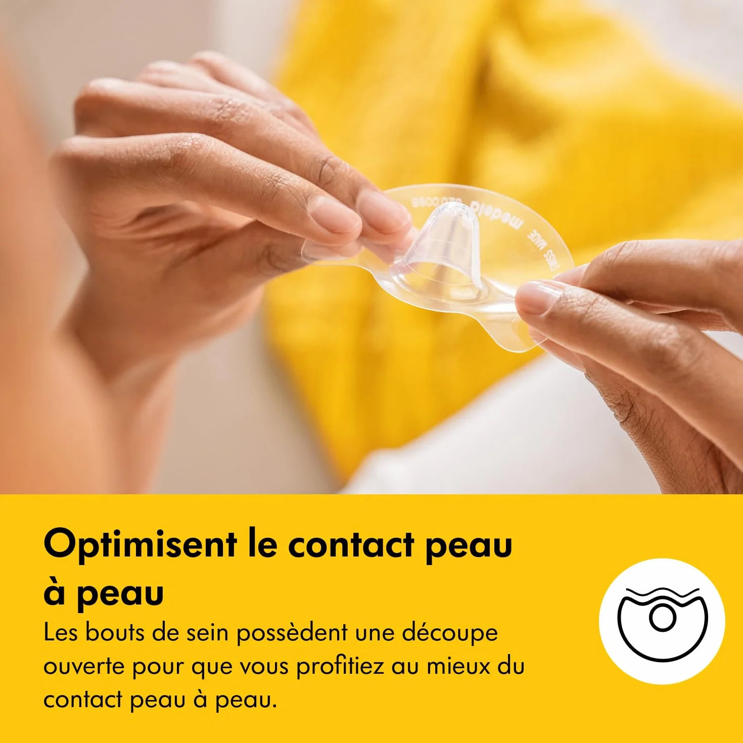 Medela Bouts de sein en silicone Contact 20 mm, 2 pièces, sans BPA