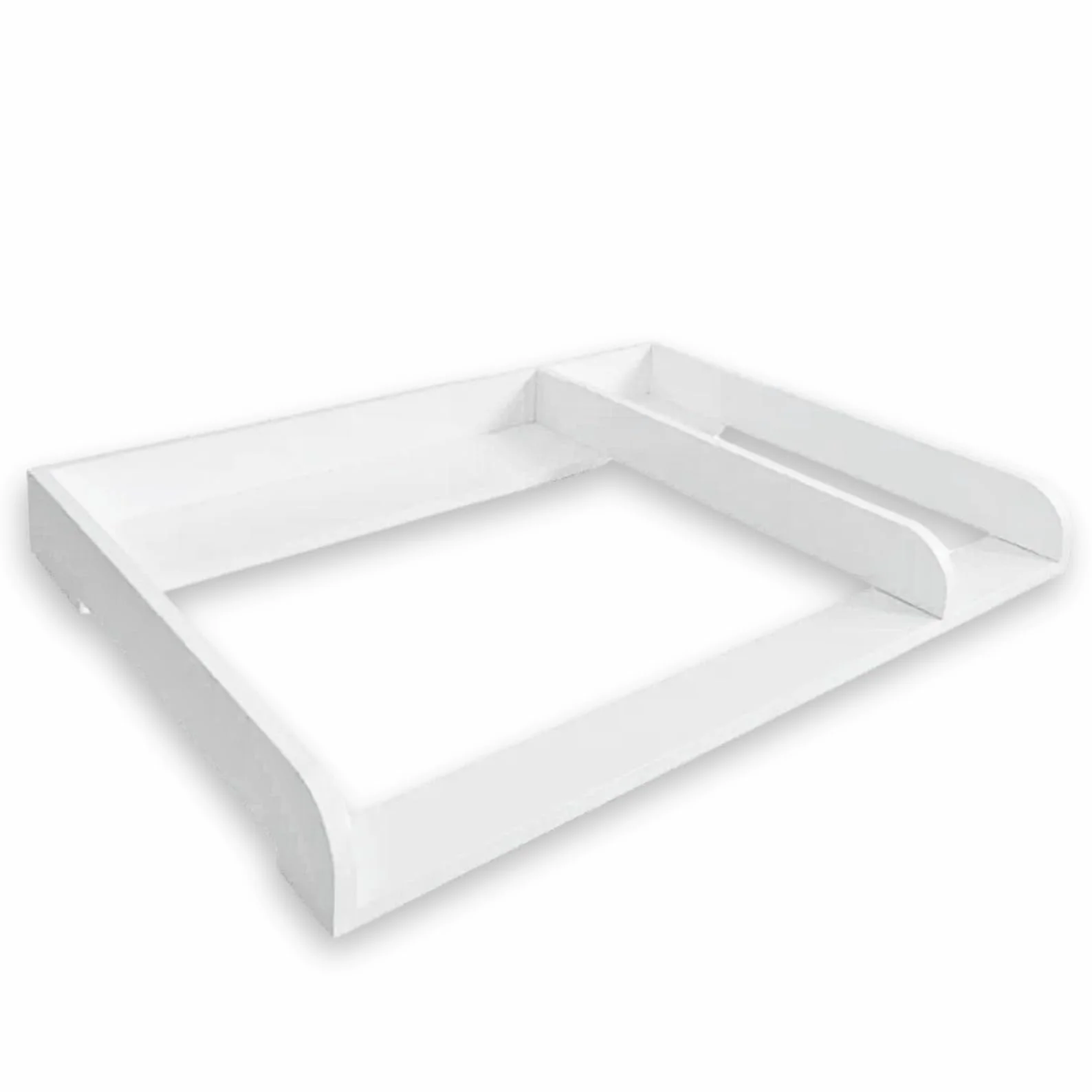 Table à Langer Bébé XXL 108 x 80 x 10 cm Bois MDF Blanc pour Commode Hemnes