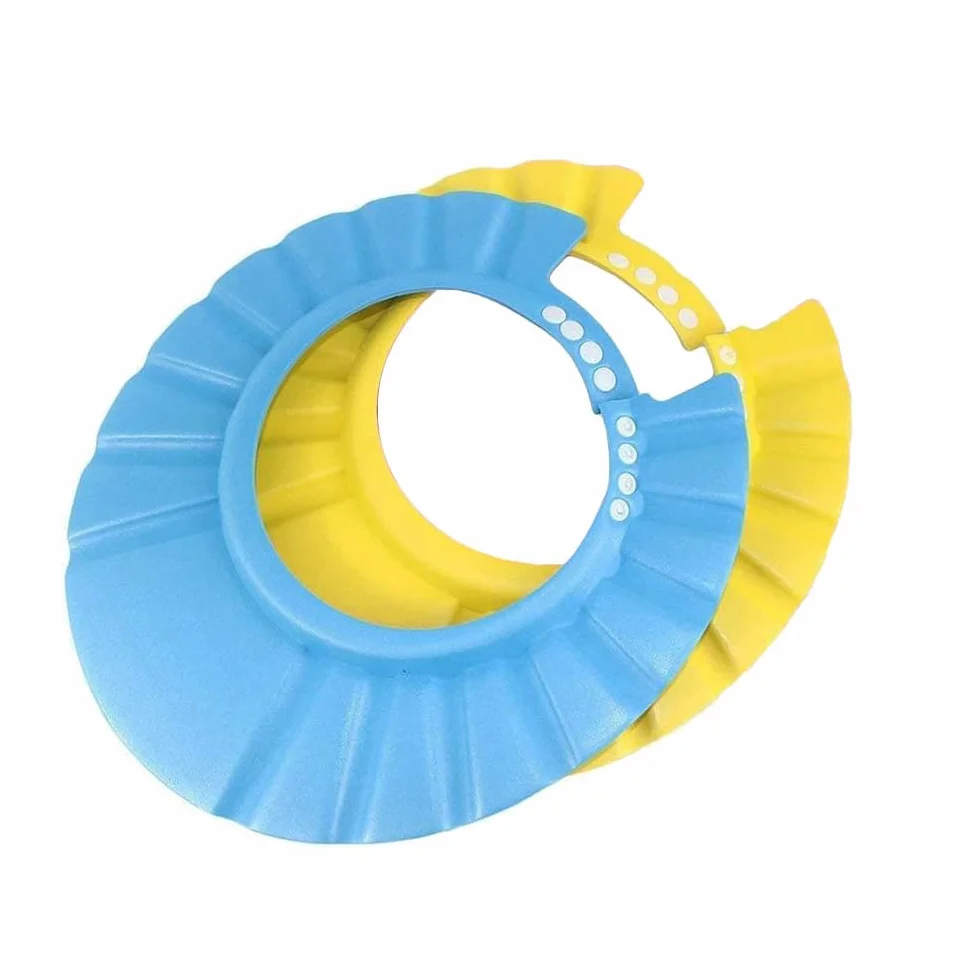 PARENCE. Chapeau de Douche Bébé Protection Visage Tout-en-Un