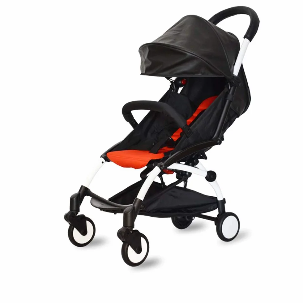 SeedFuture Bébé Protège-mains Cuir Pu Noir pour Poussette Babyzen Yoyo Yoya, Poignée Accoudoir