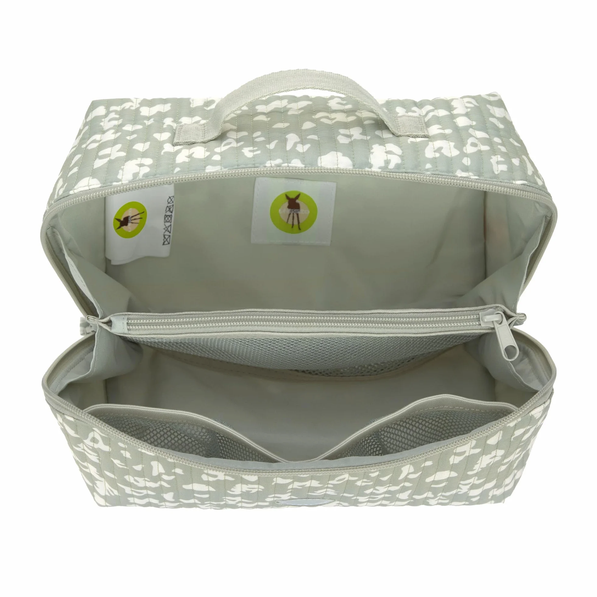 LÄSSIG Organiseur de table à langer Flex Organizer Leo light khaki