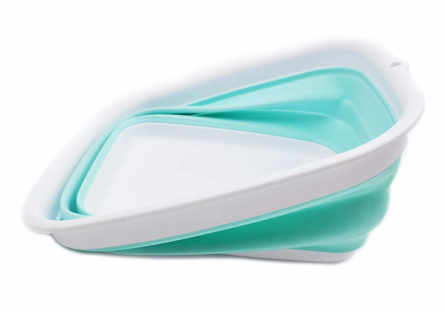 SAMMART Baignoire Pliable 7,7 L Bassin de Lavage Portable Plastique Peu encombrante