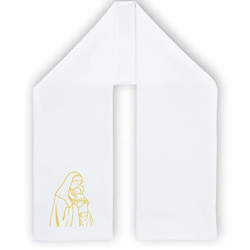 Étole Écharpe de Baptême Personnalisable Flocage