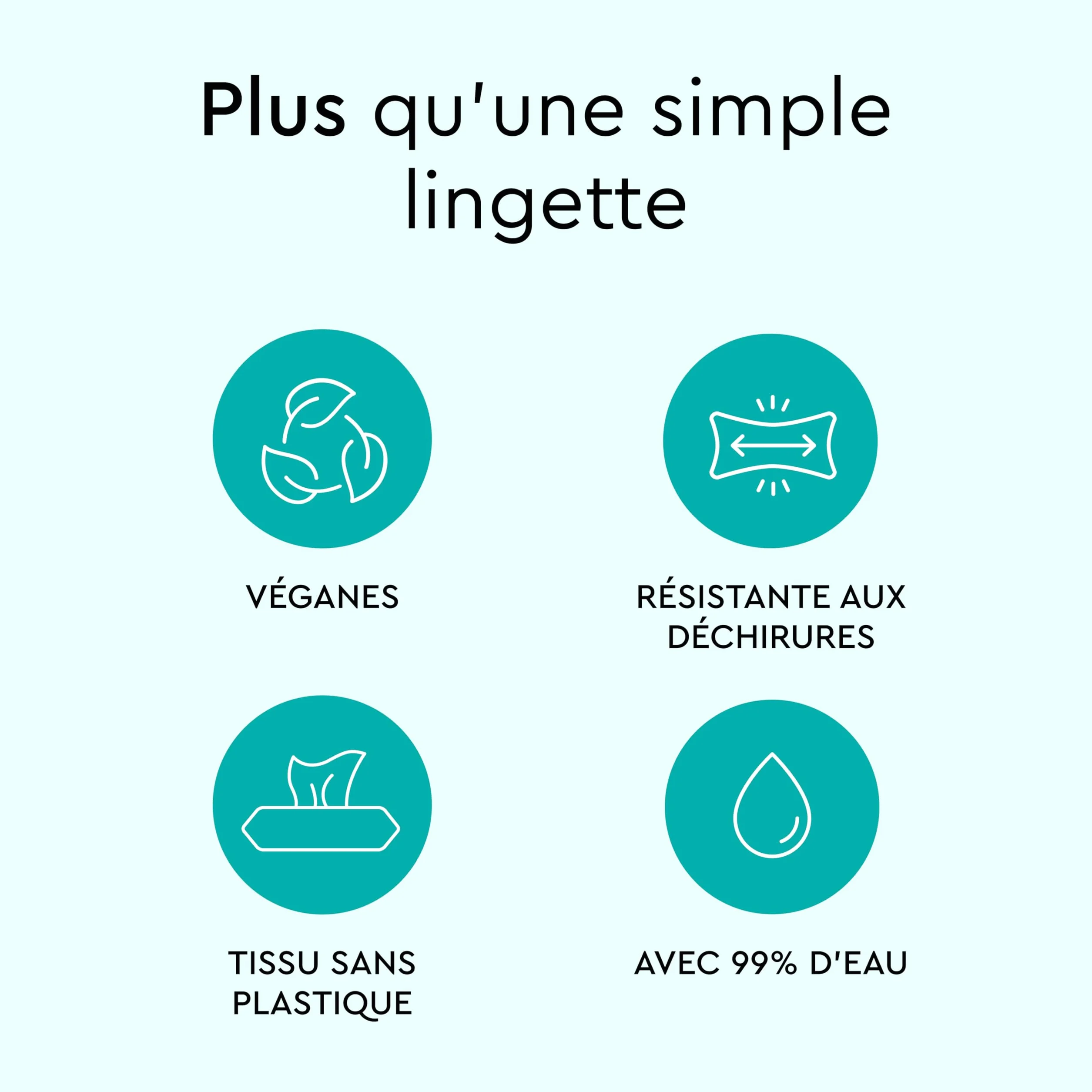 Lingettes LILLYDOO bébé 99% eau Lot 5 x 60 300 pièces sans plastique sans parfum doux coton