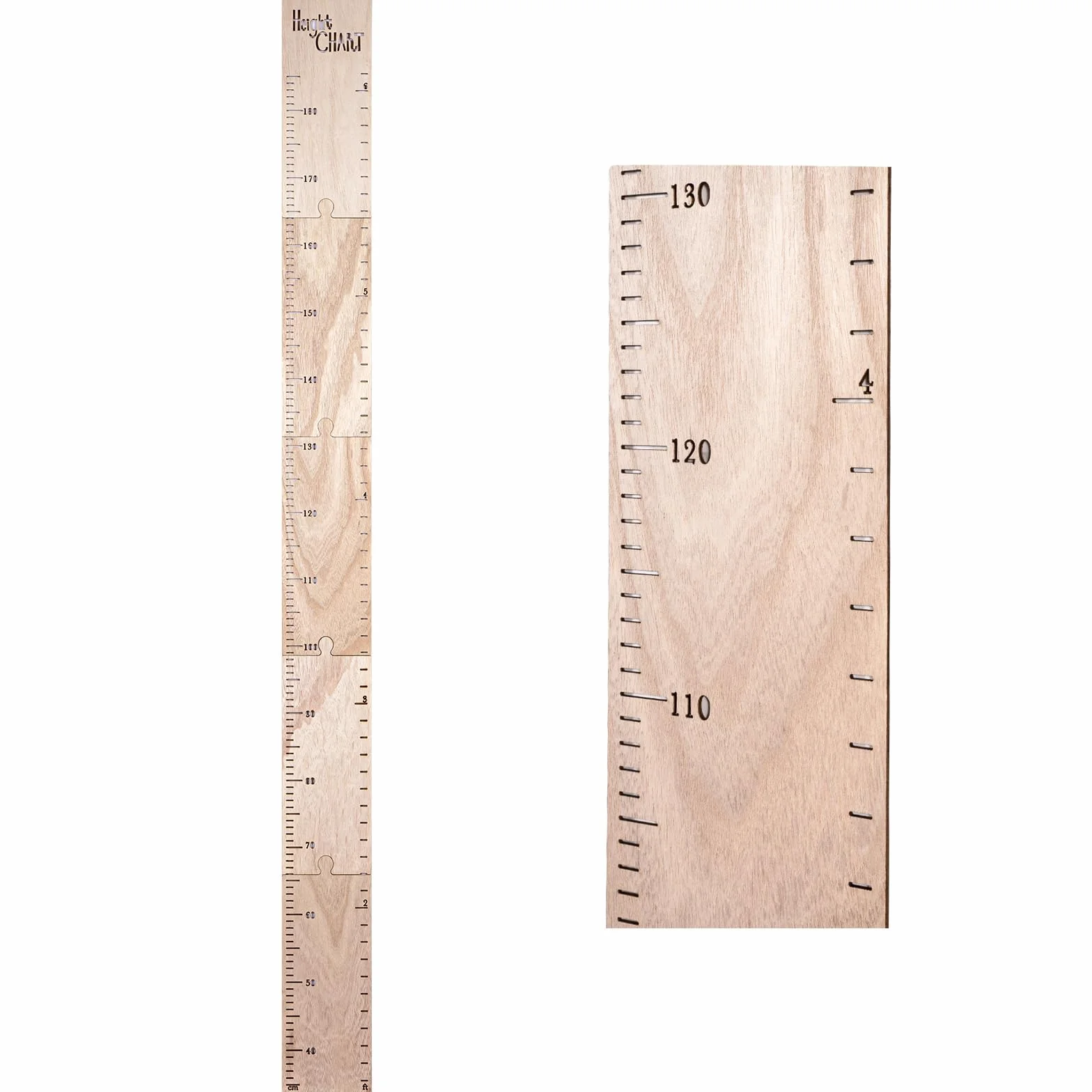 Règle de croissance en bois pour enfants, murale amovible décoration chambre