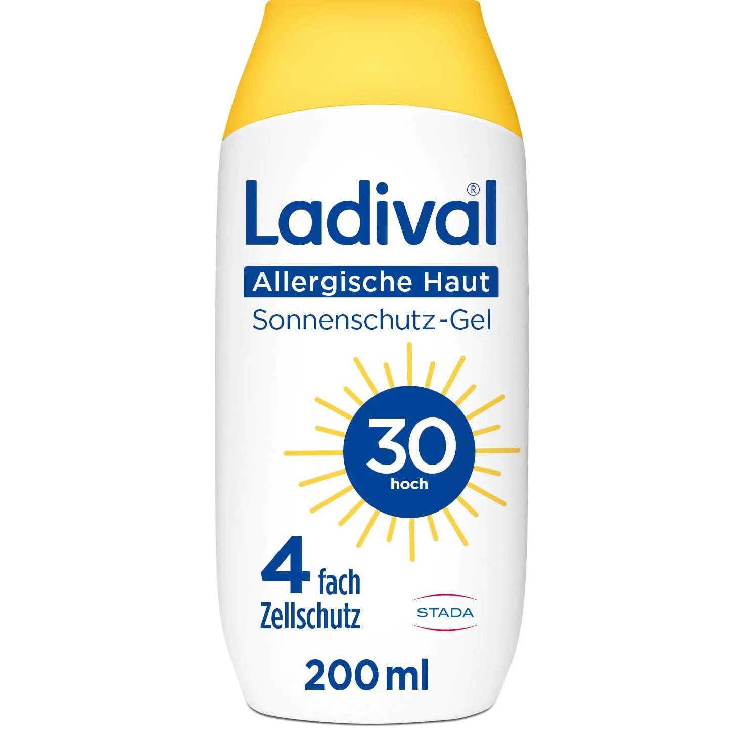 Ladival Gel Protection Solaire SPF 30 Corps 200 ml Anti-Allergies Solaires Acné de Majorque Imperméable