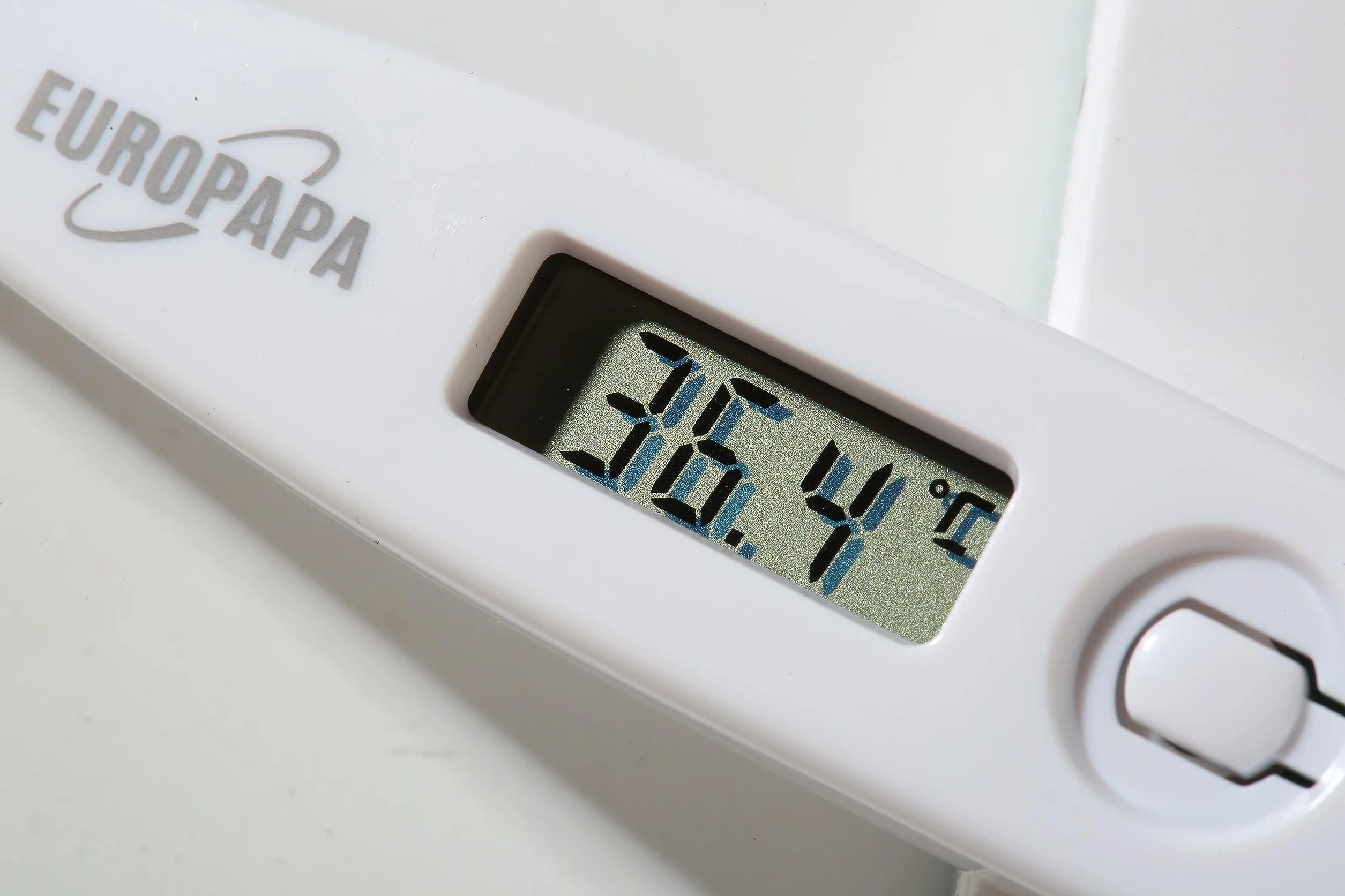 EUROPAPA Thermomètre numérique bébé enfant adulte oral axillaire rectal étanche alarme fièvre Violet