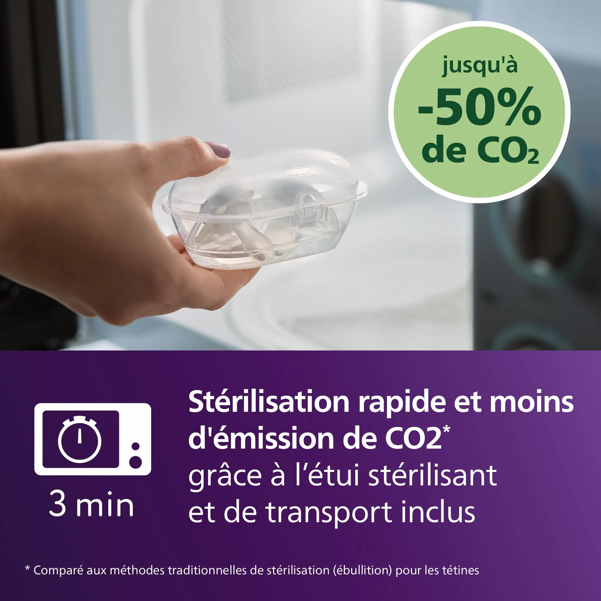 Philips Avent Sucettes ultra-douces Tétines orthodontiques 0-6 mois silicone souple sans BPA lot de 2