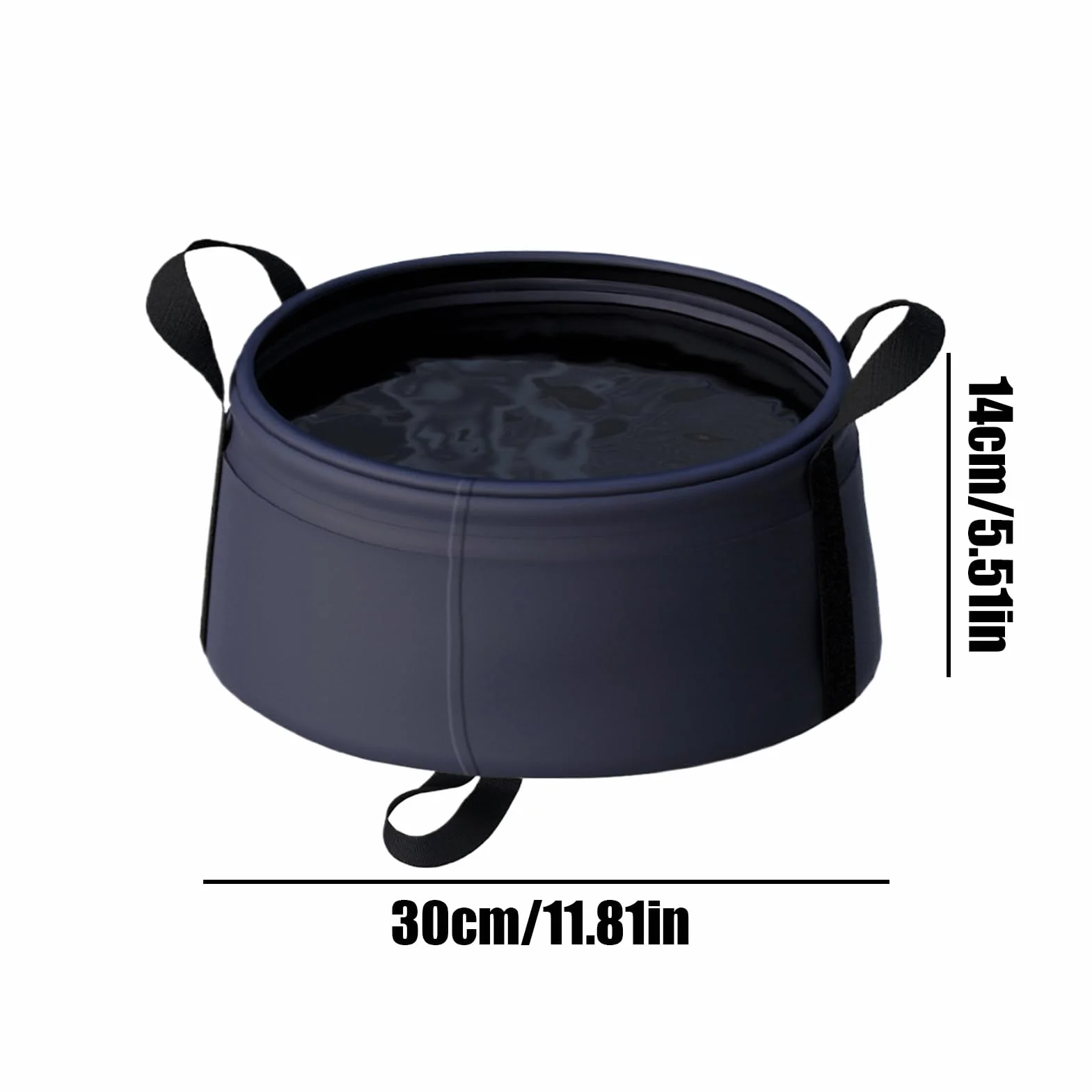 Bassin de Lavage Pliable Évier d'Extérieur Bac de Lavage Pliable avec Panier Rangement