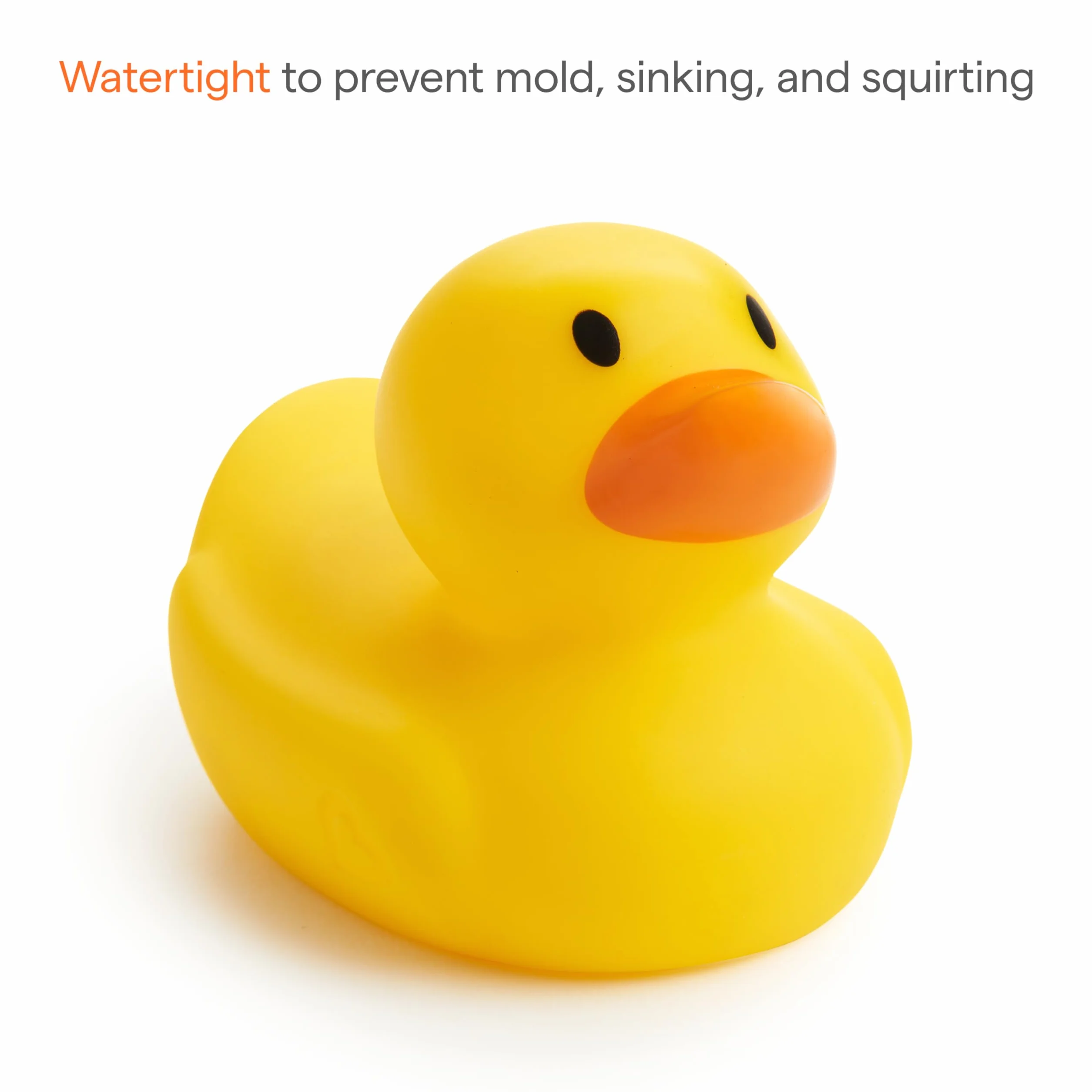 Munchkin White Hot Safety Rubber Bath Duck Toy for Babies Toddlers 1 Pack