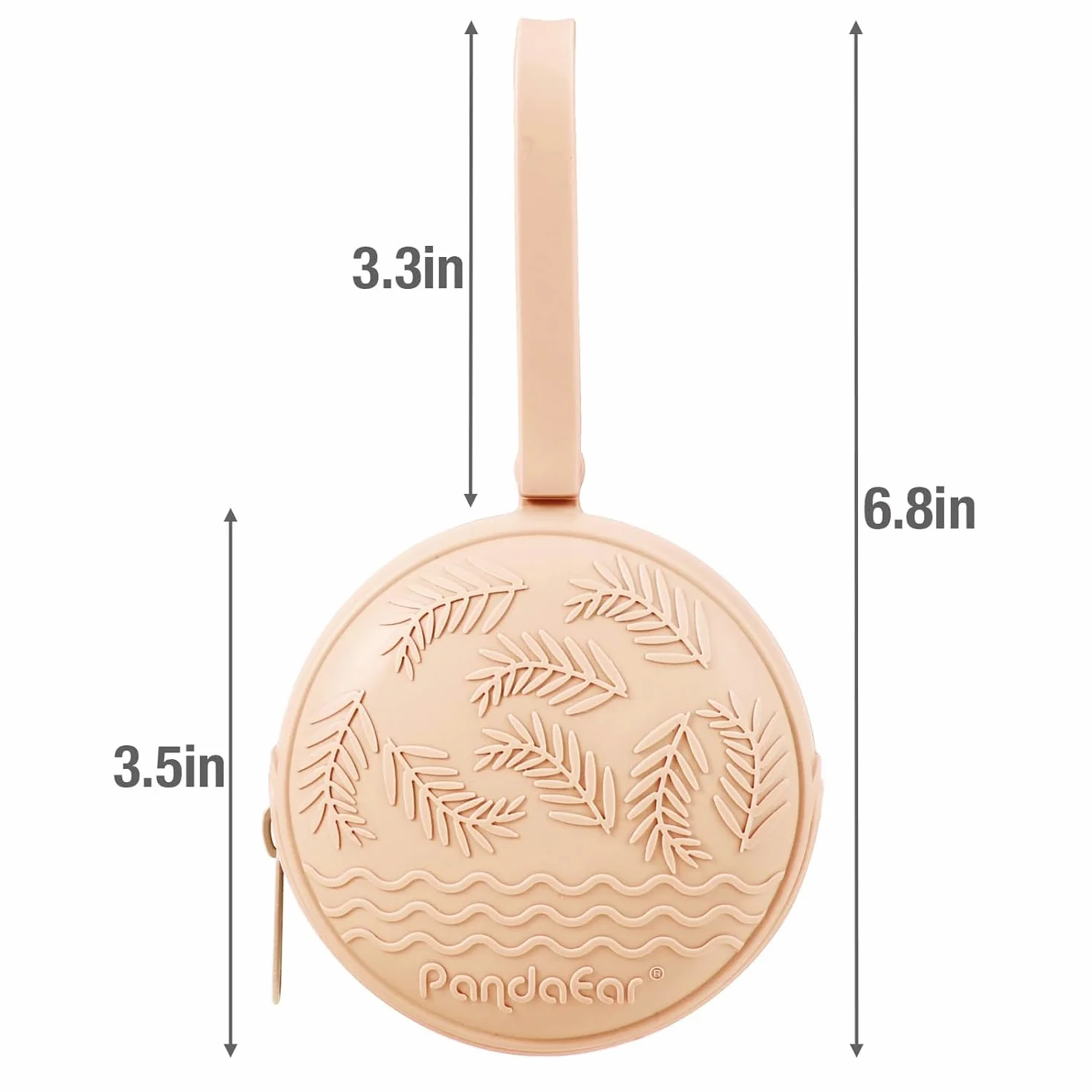 PandaEar Lot 4 Boîtiers pour Sucettes | 2 Étuis Voyage Silicone & 2 Boîtiers Transparents | Sans BPA