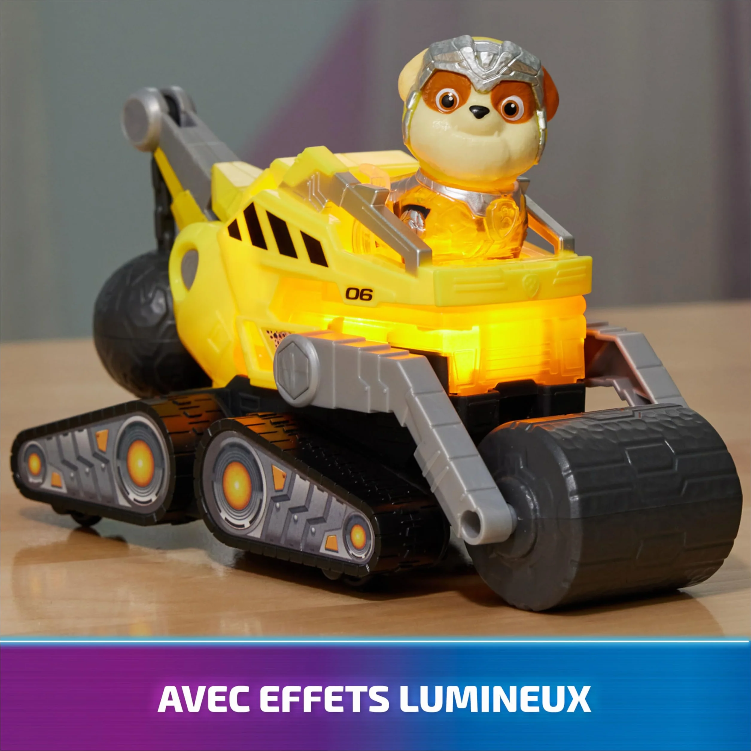 Paw Patrol Pat Patrouille Véhicule Figurine Ruben Voiture Collection Sons Lumières Jouet Enfant 3 Ans+