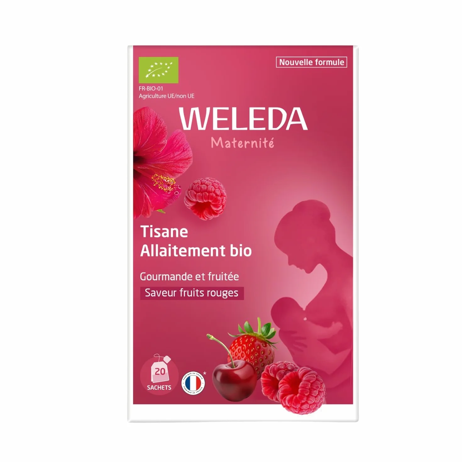 WELEDA Tisane Allaitement Bio Fruits Rouges Favorise lactation 20 Sachets 2 g
