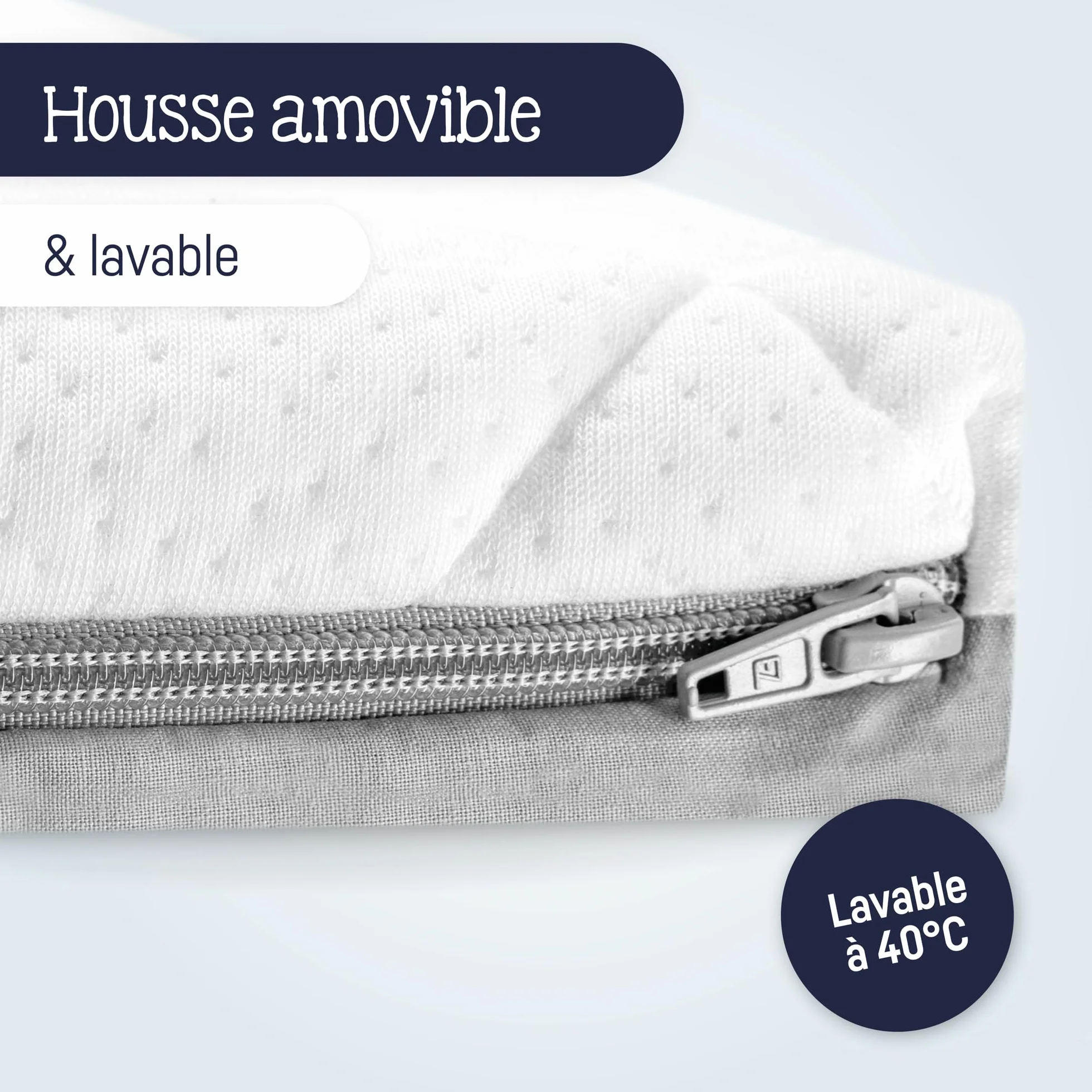 Julius Zöllner Matelas pour lit de voyage Travelsoft Premium 60/120 cm OEKO-TEX Standard 100