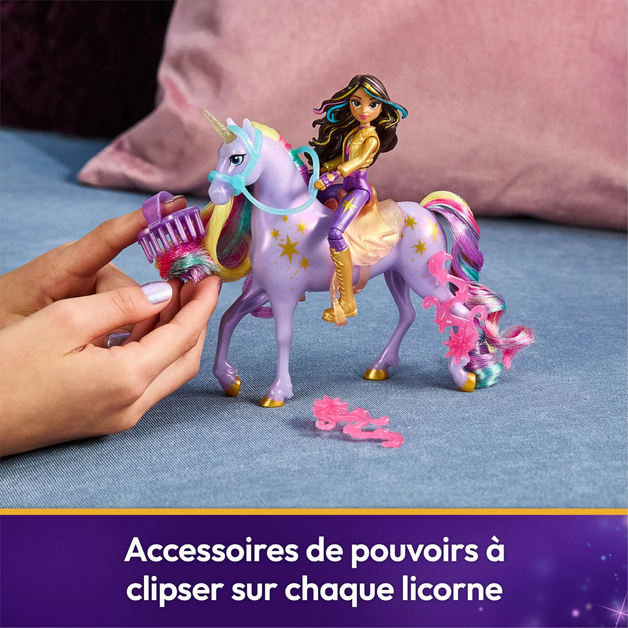 Unicorn Academy L'Ecole des Licornes Licorne Wildstar Poupée Sophia Jouet Enfant 4 Ans