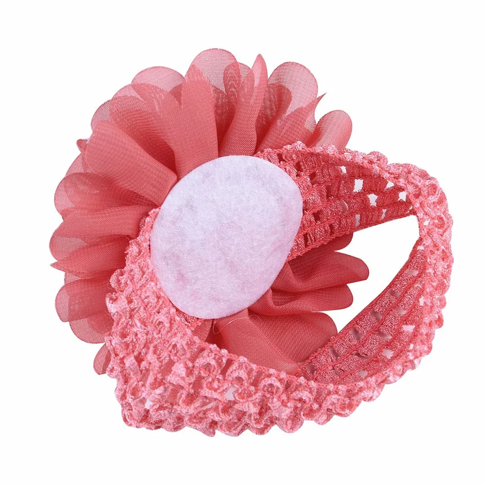 Bandeaux en Mousseline de Soie pour Bébés Filles 18 Pièces Accessoires Cheveux Élastiques Doux