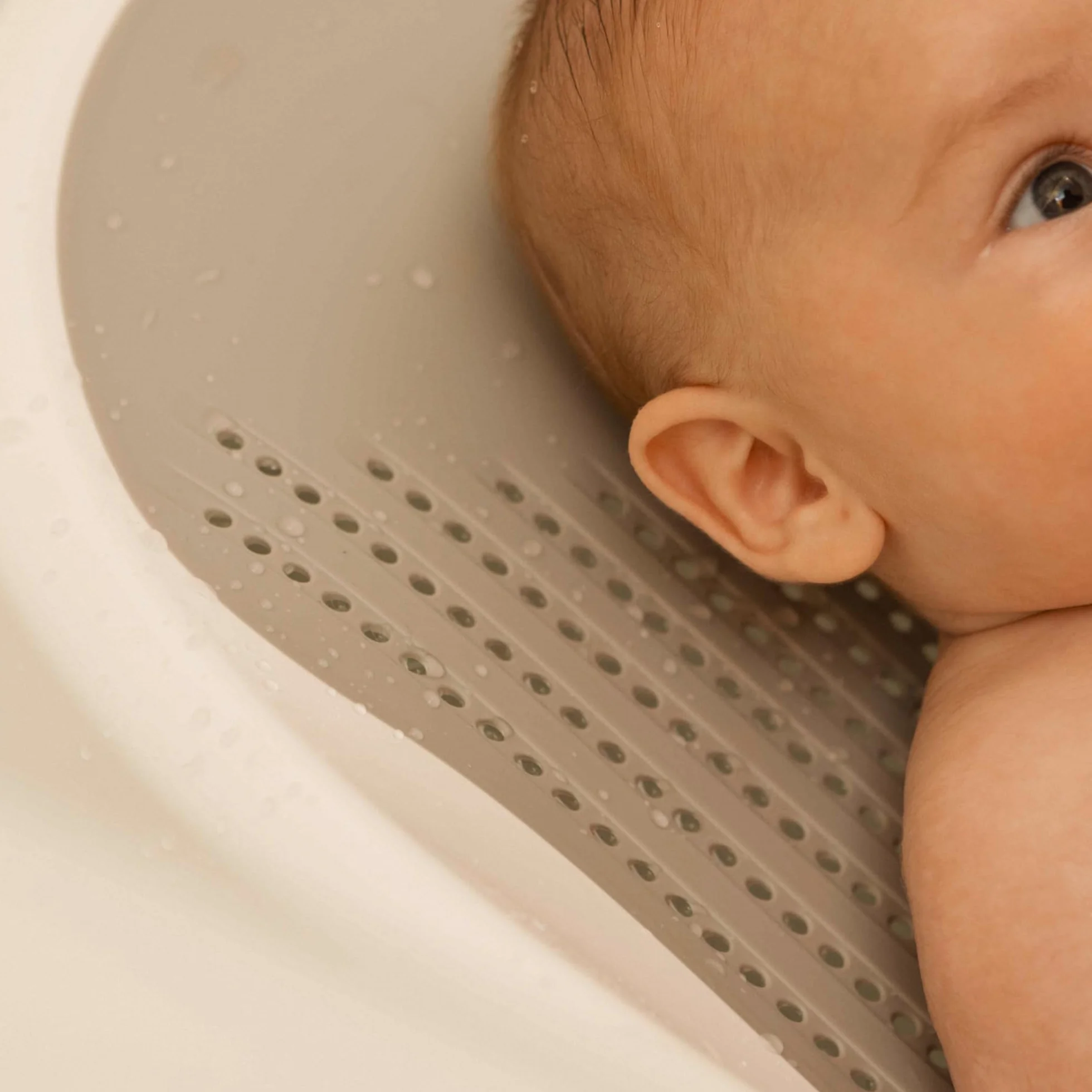 Nuby Transat de Bain Nouveau-né Ergonomique Antidérapant Blanc