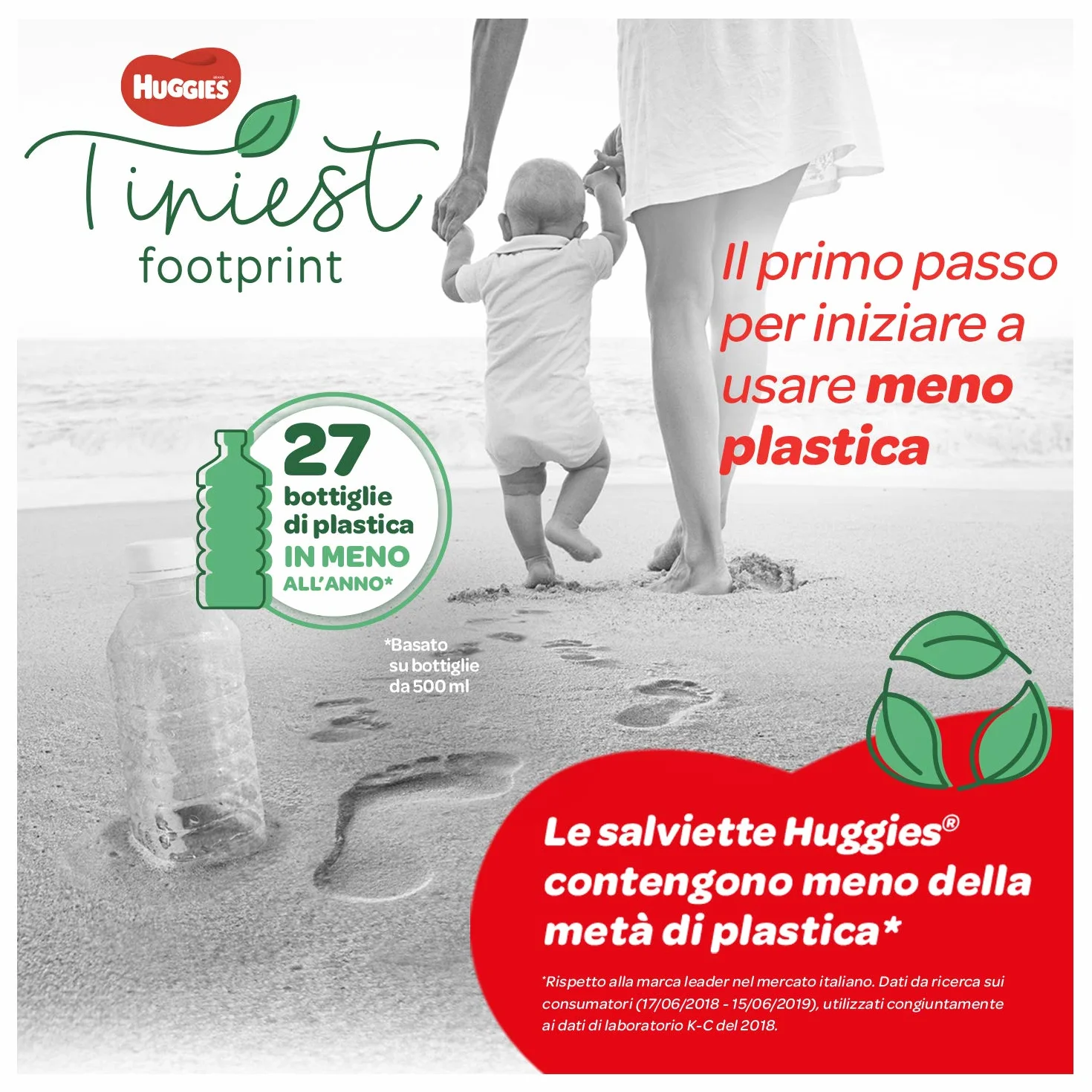 Huggies All Over Clean Lingettes bébé 10 paquets 56 lingettes fibres naturelles