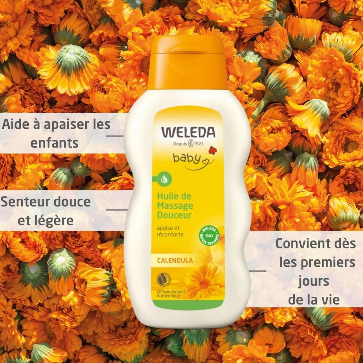 Bosch Huile Massage Bébé Douceur 200 ml Lot de 1