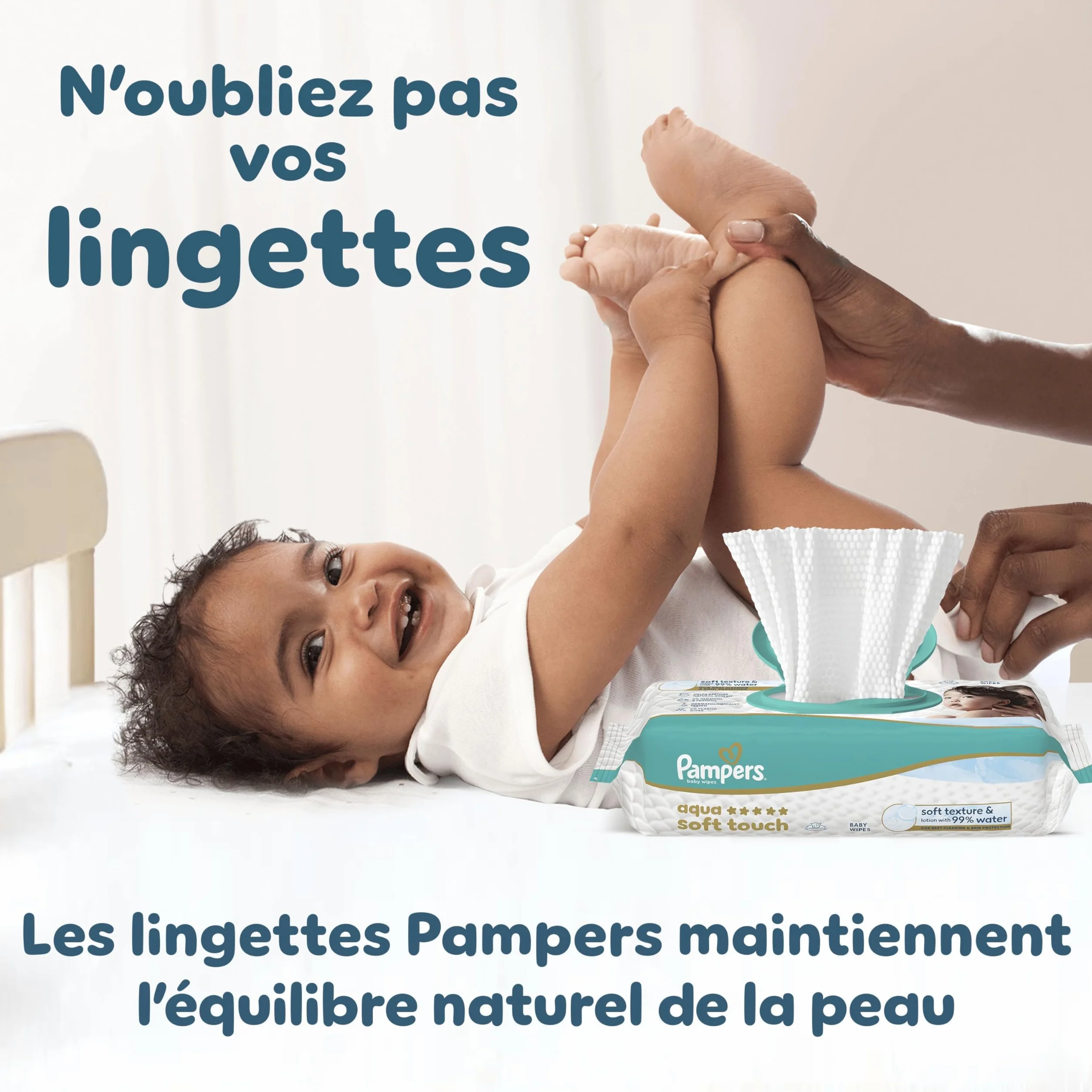 Pampers Baby-Dry Taille 3 140 Couches 6kg-10kg Nuit Confortable Sans Fuites