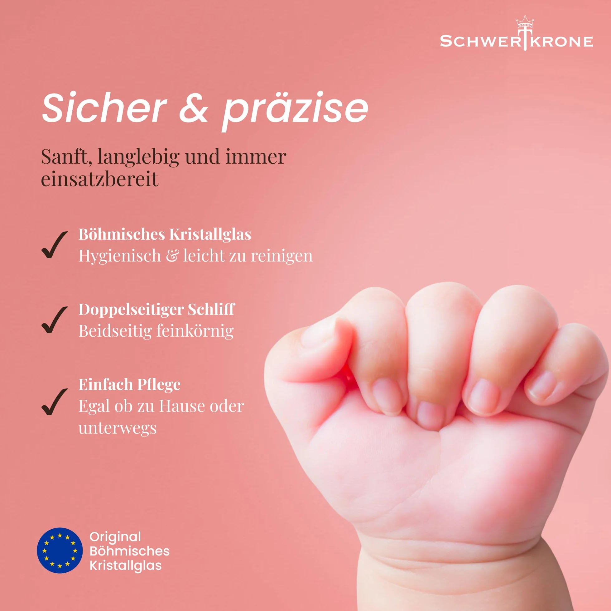 Lime à ongles pour enfant en cristal de Bohême délicate lime en verre pour bébés et jeunes enfants à grain fin des deux côtés Motif ourson en gel 3D hygiénique Made in EU
