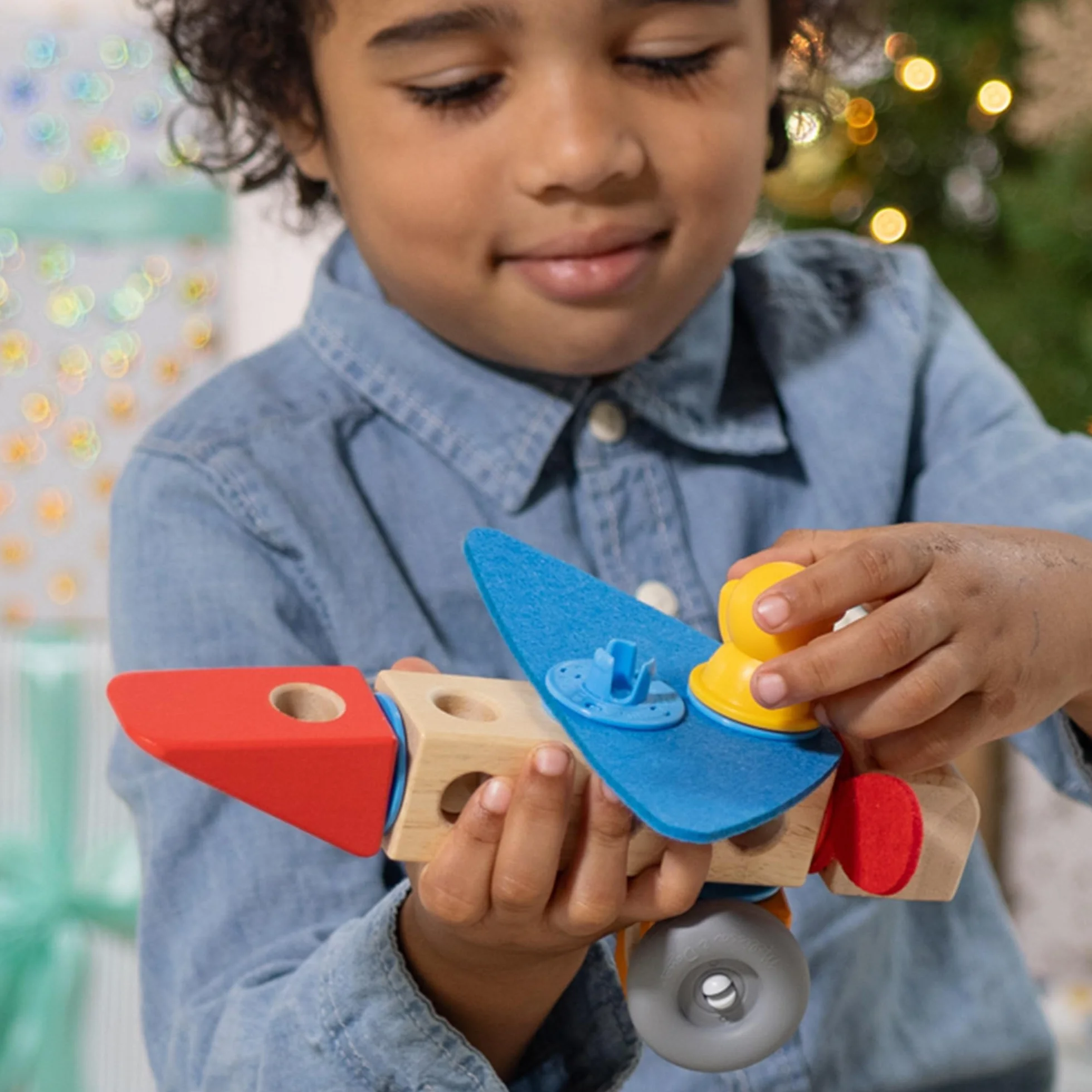 Melissa & Doug Blockables Véhicules 54 Pièces Puzzle Enfant Jouet En Bois Montessori