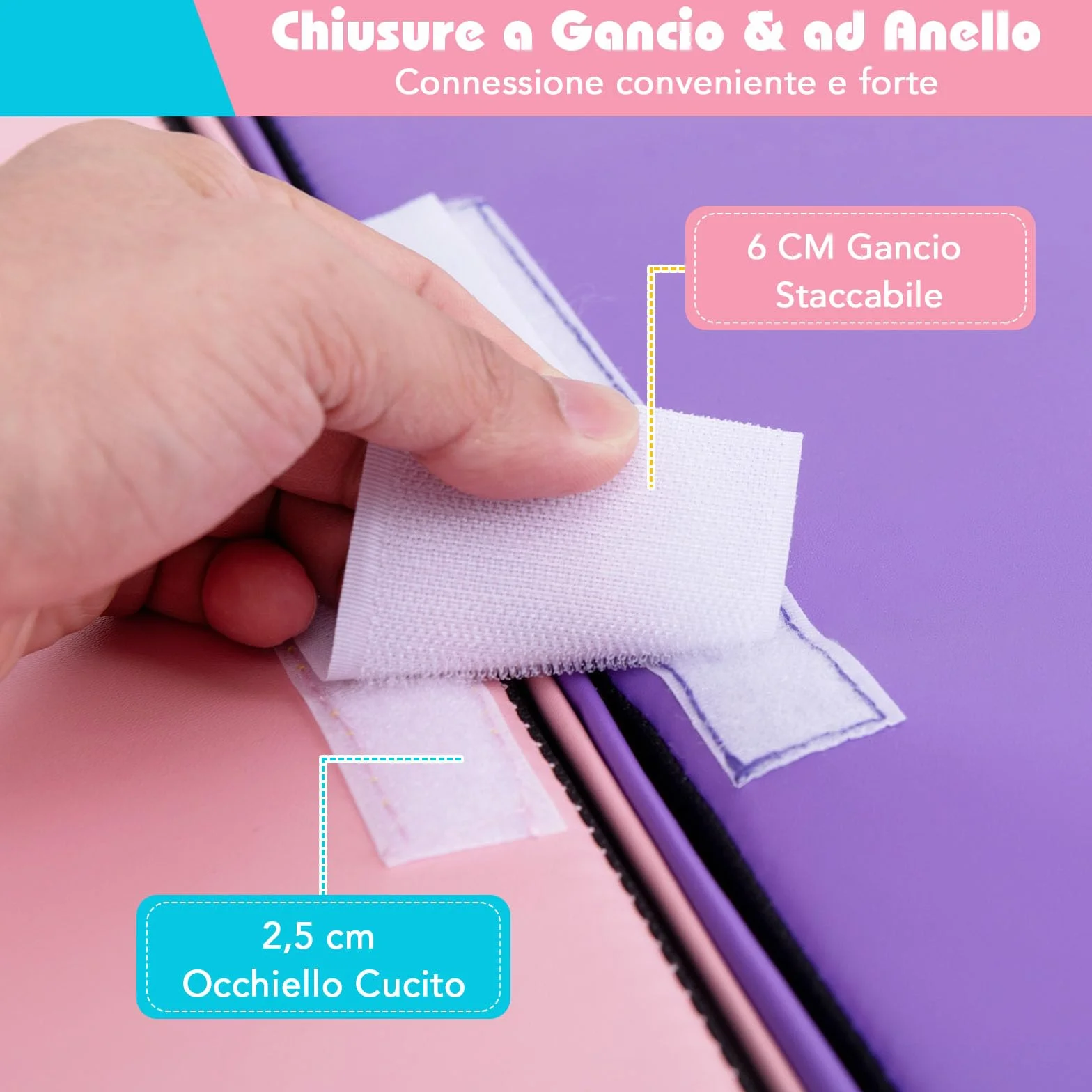COSTWAY Parcours Motricité Bébé en Mousse avec Housse Amovible en PU, Module avec Marche & Toboggan, Jouets Éducatifs pour Ramper Grimper Enfant