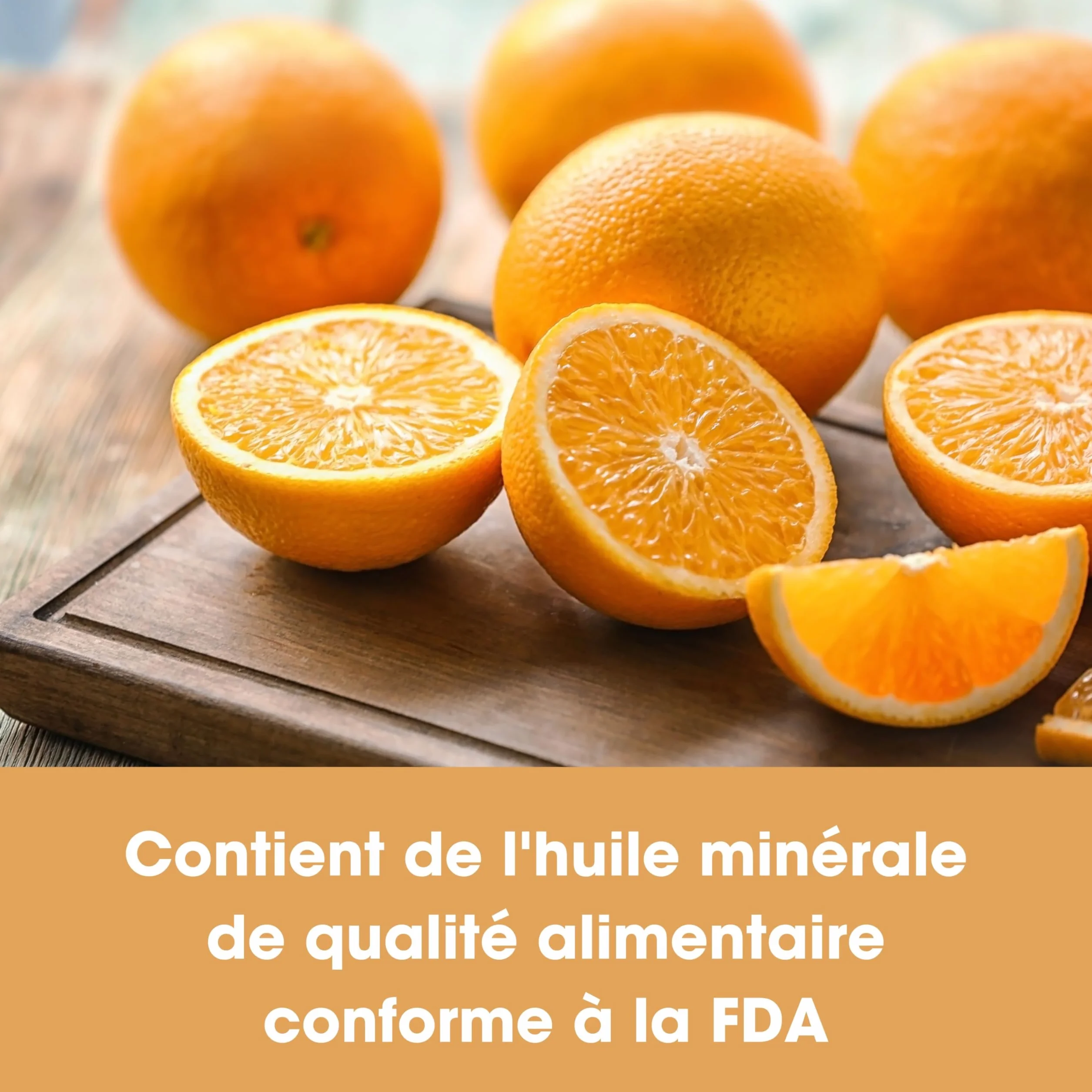 Furniture Clinic Conditionneur planche à découper huiles cires minérales alimentaire 500 ml