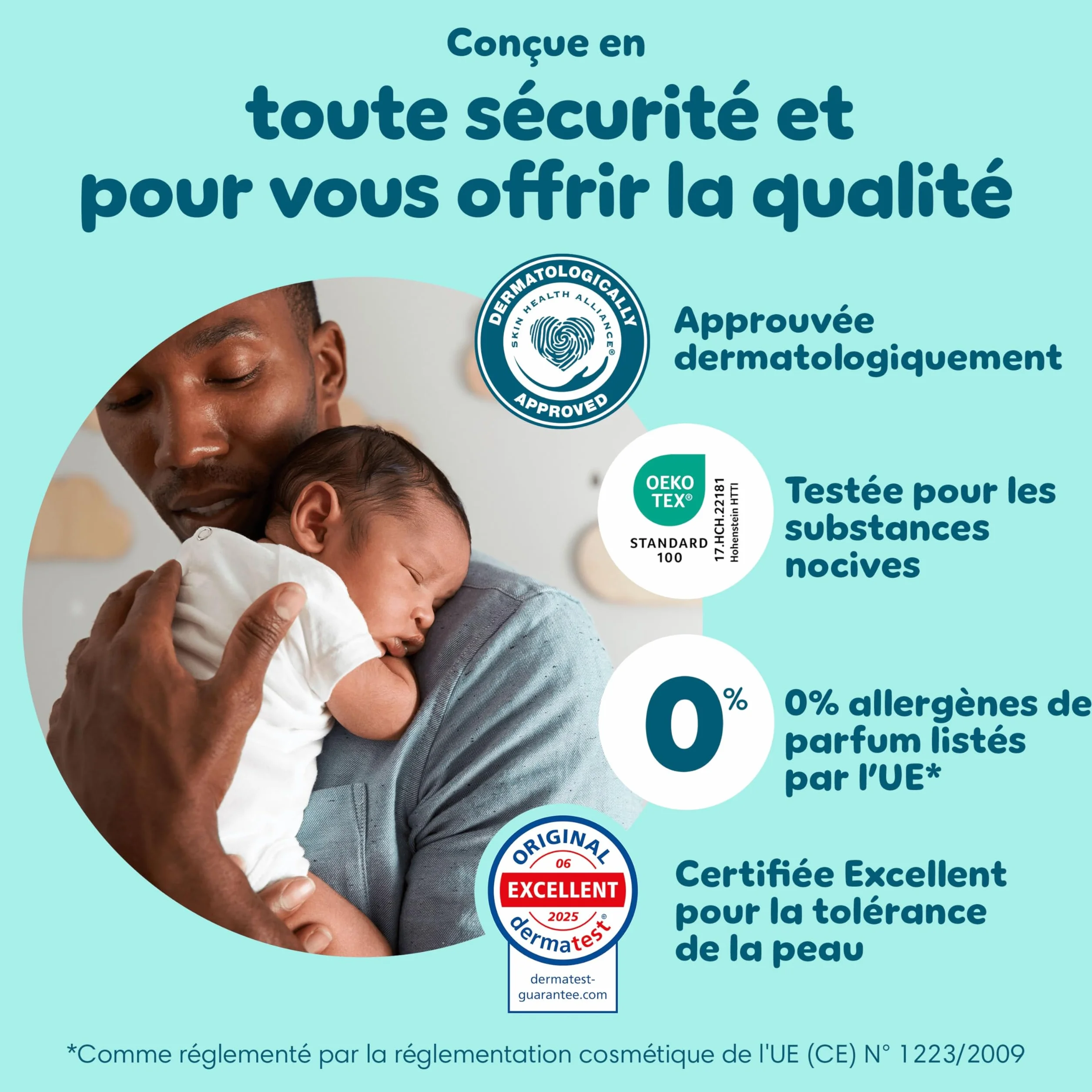 Pampers Premium Protection Taille 0, 30 Langes, 3kg