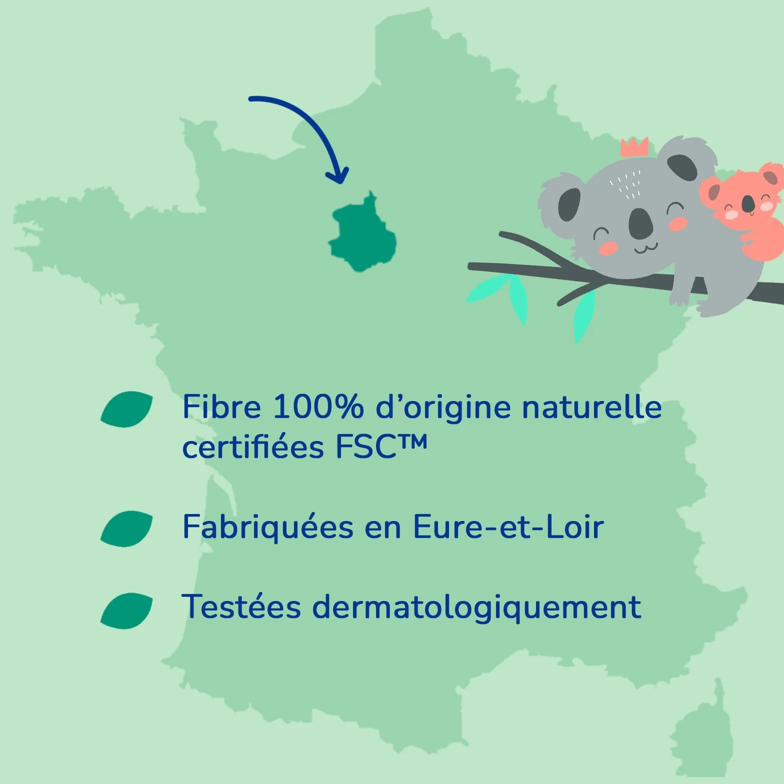Lingettes à l’Eau pure 4x58 - Lingette Bébé Fibre 100% Naturelle - Serviettes Nettoyantes Sans Allergènes - Soin Bébé Peaux Normales & Fragiles