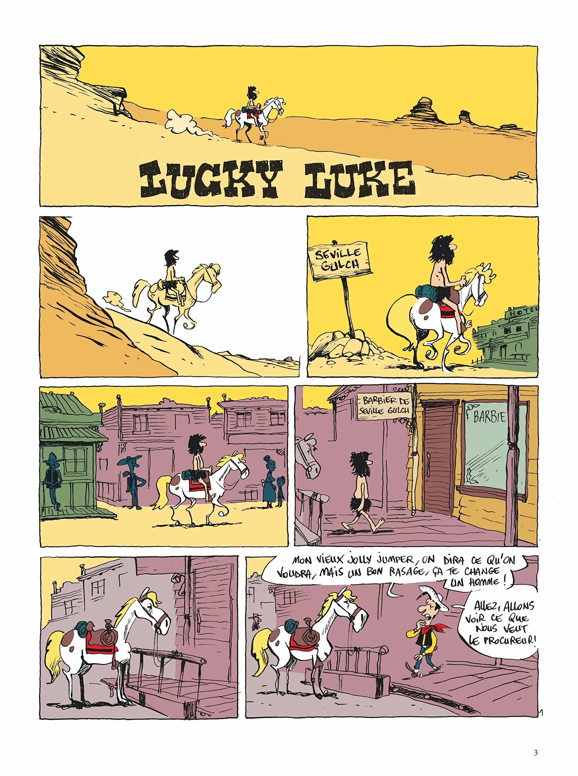 Un Hommage à Lucky Luke par Jolly Jumper ne répond plus
