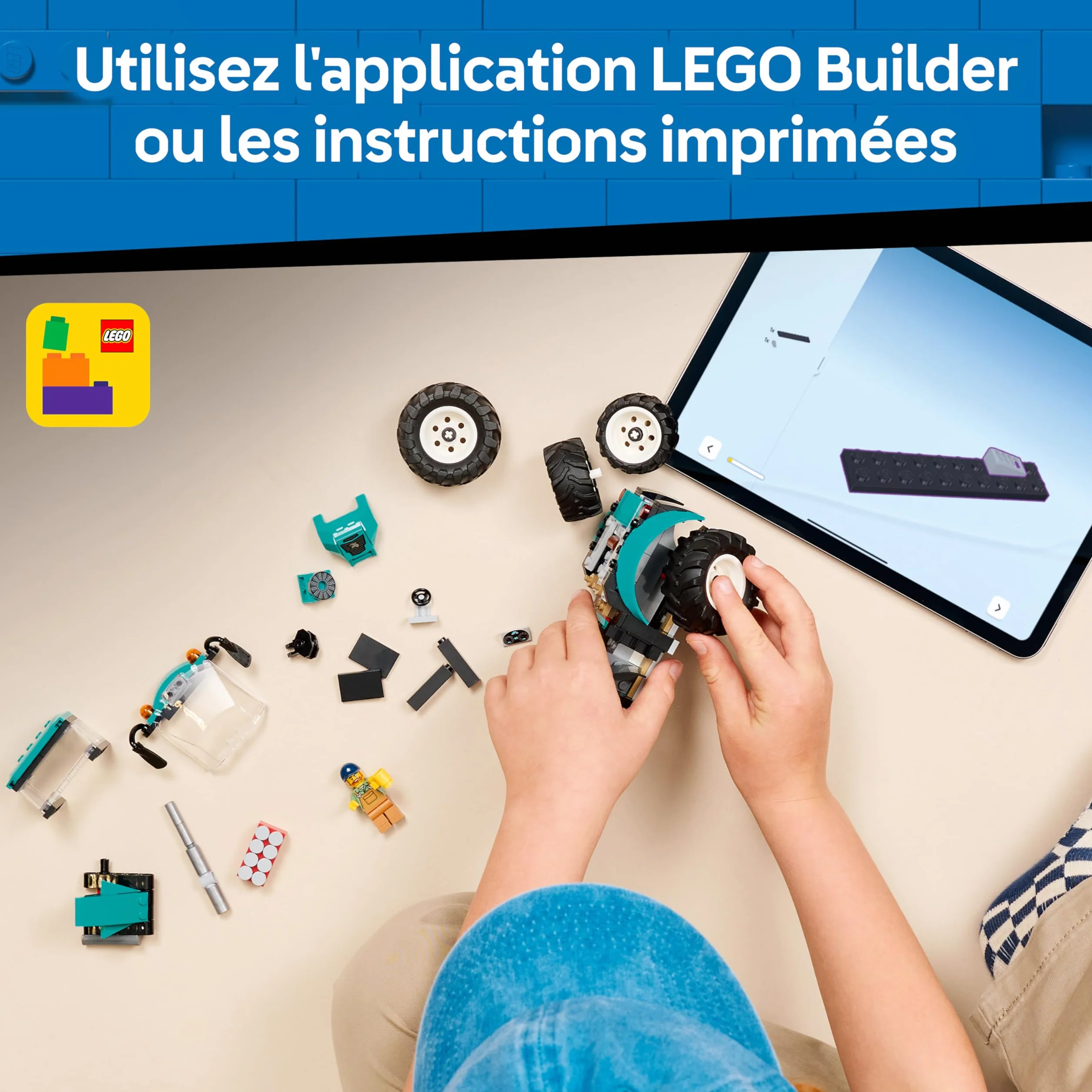 LEGO City Le Tracteur Jouet de Construction Véhicule de Ferme avec Minifigurine de Fermier Cadeau pour Garçon dès 6 Ans